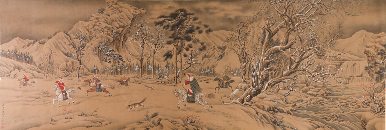A Handscroll Depicting Archery Scene (1 of 8)
