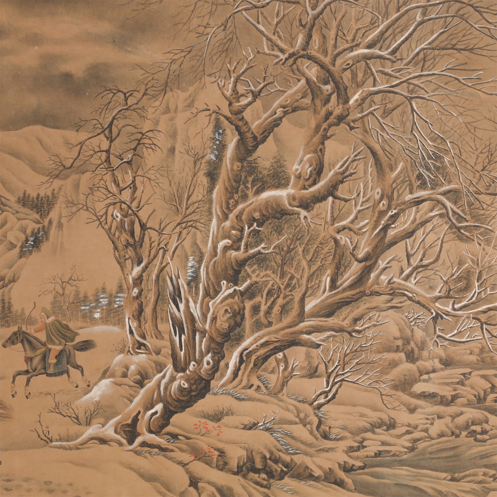 A Handscroll Depicting Archery Scene - 4