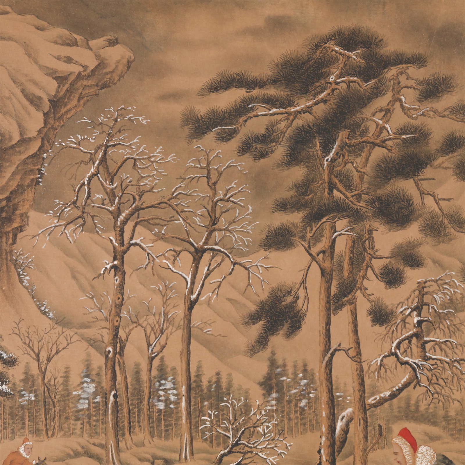 A Handscroll Depicting Archery Scene - 5