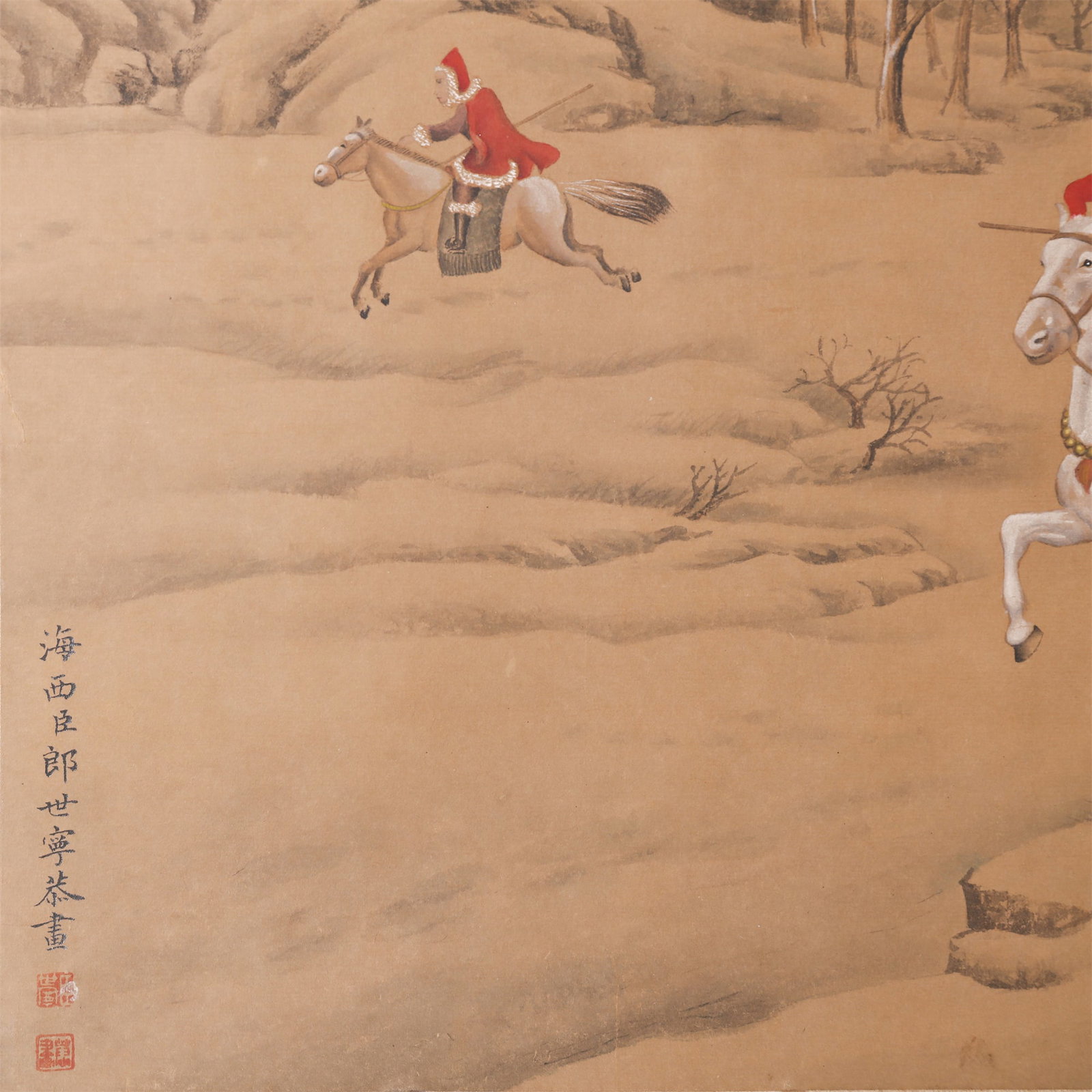 A Handscroll Depicting Archery Scene - 7
