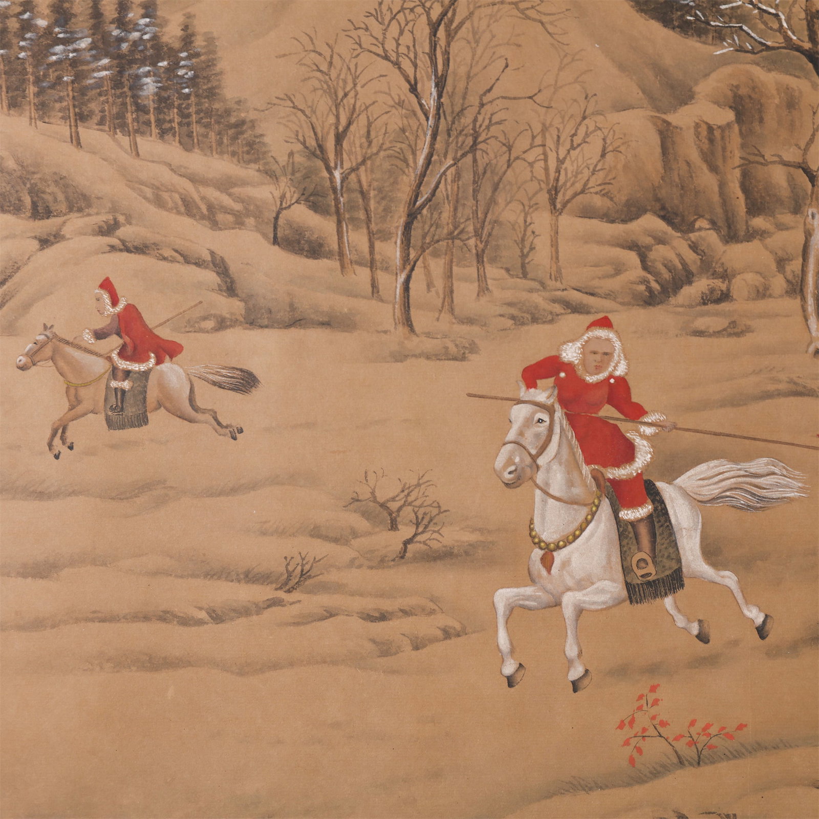 A Handscroll Depicting Archery Scene - 8