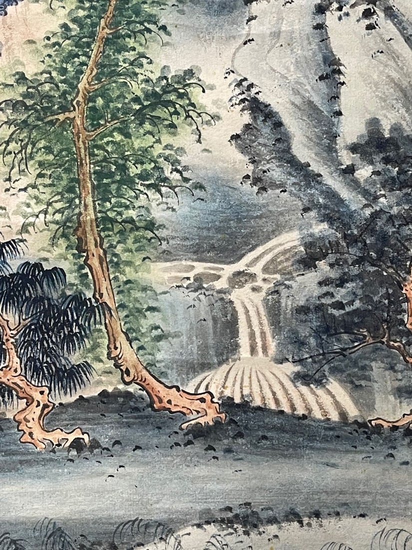 A Hanging Scroll Depicting Landscape - 3