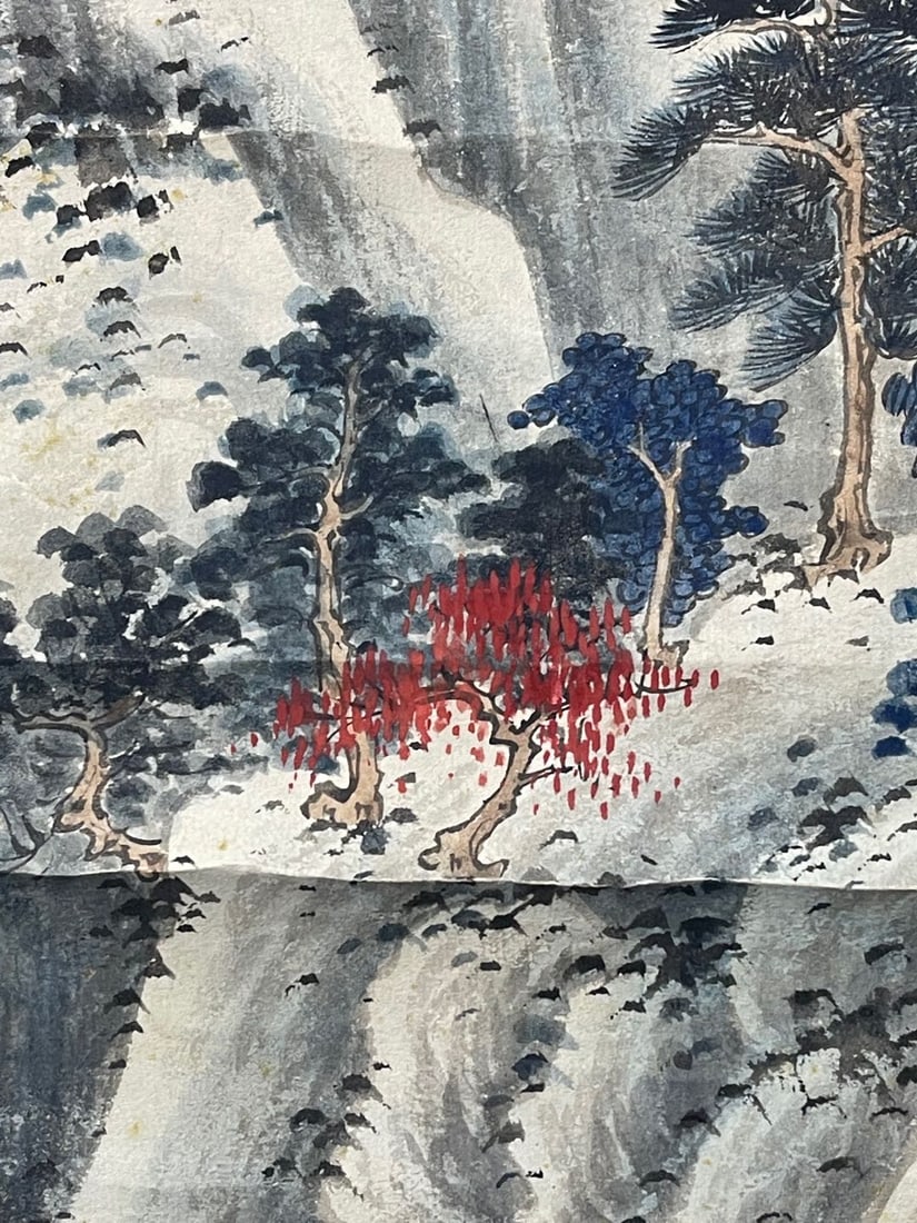 A Hanging Scroll Depicting Landscape - 5