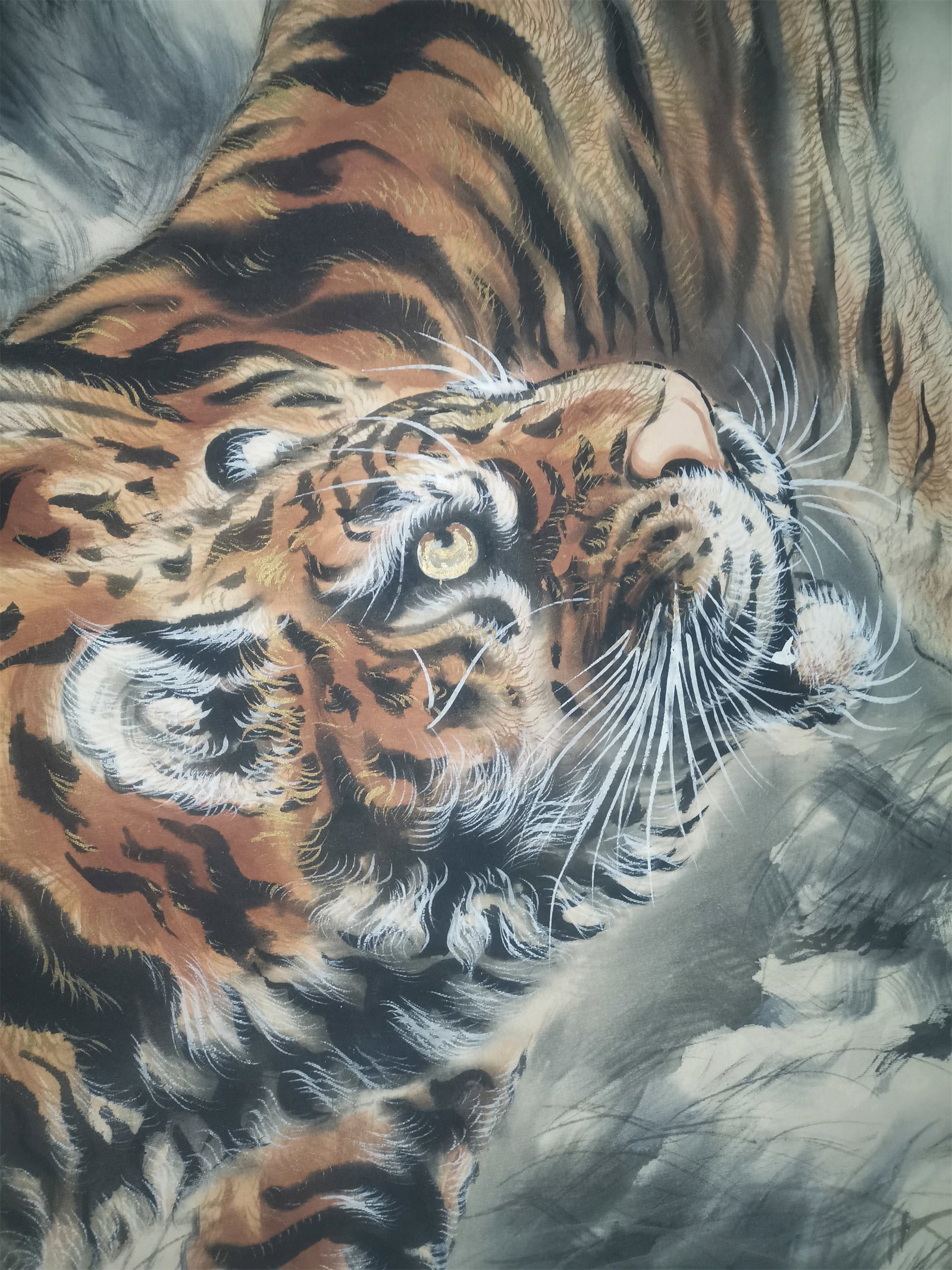 A Hanging Scroll Depicting Tiger - 9