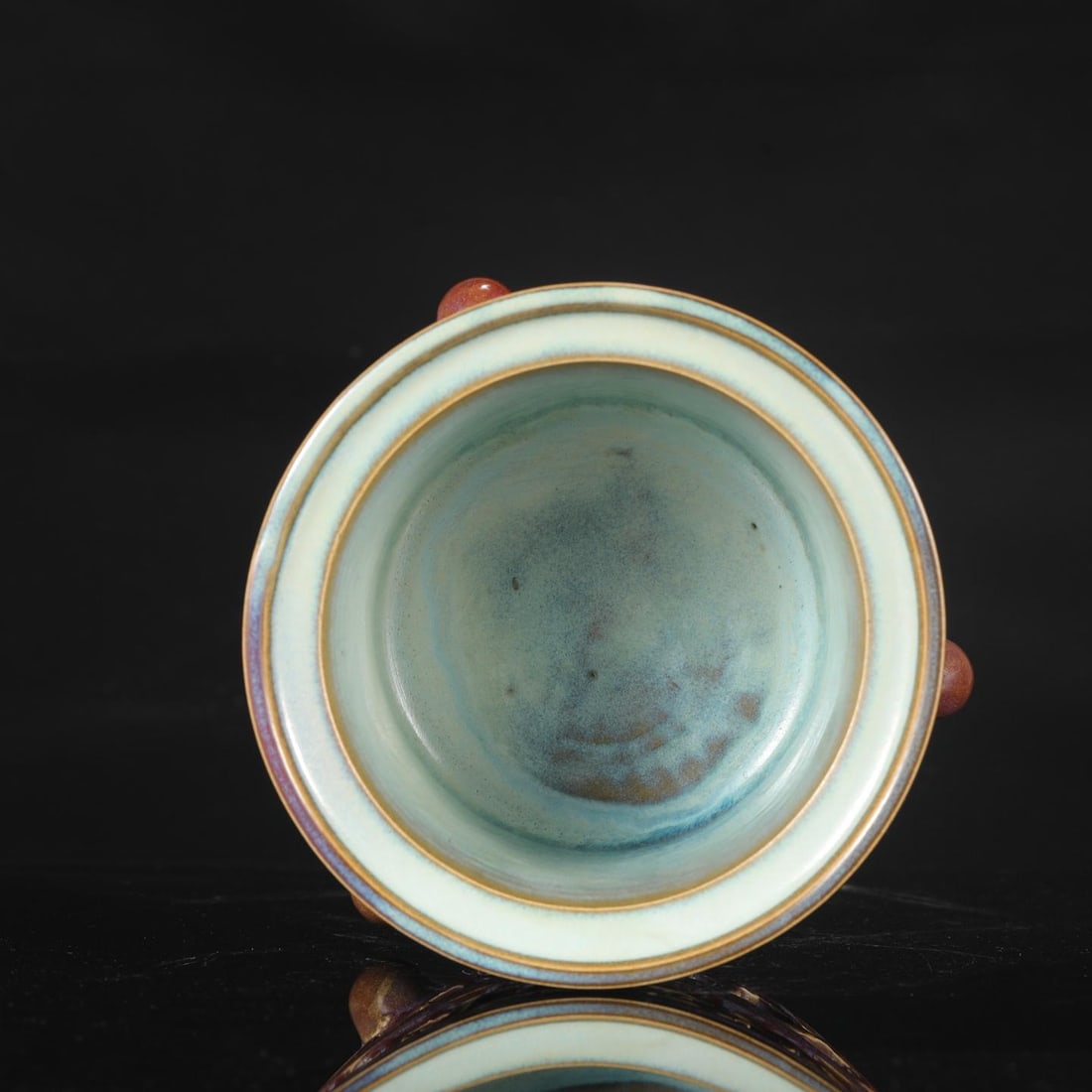 A Jun Ware Purple-Splashed Tripod Censer - 5
