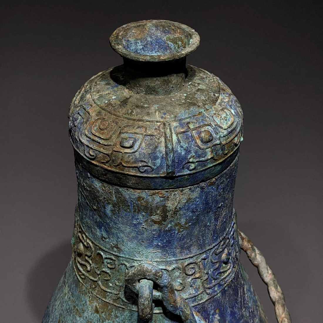 A Bronze Handle Vessel - 7