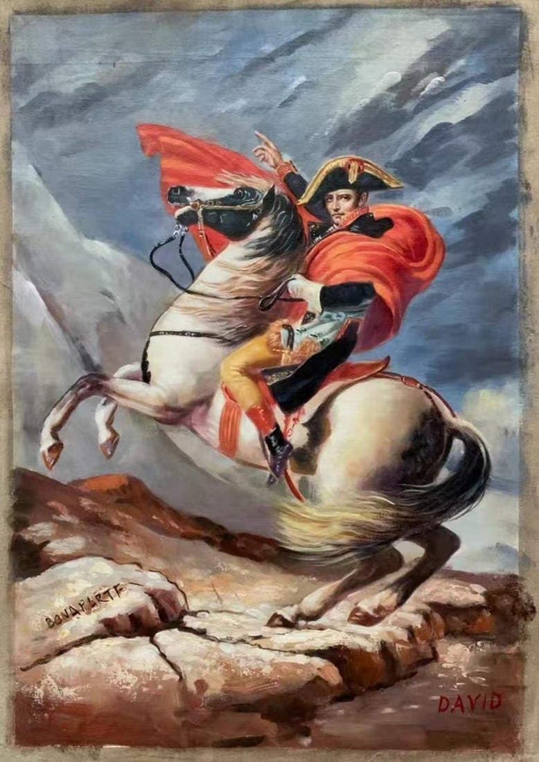 An Oil Painting: An Oil Painting. Dimensions: 39.37in x 27.56in.