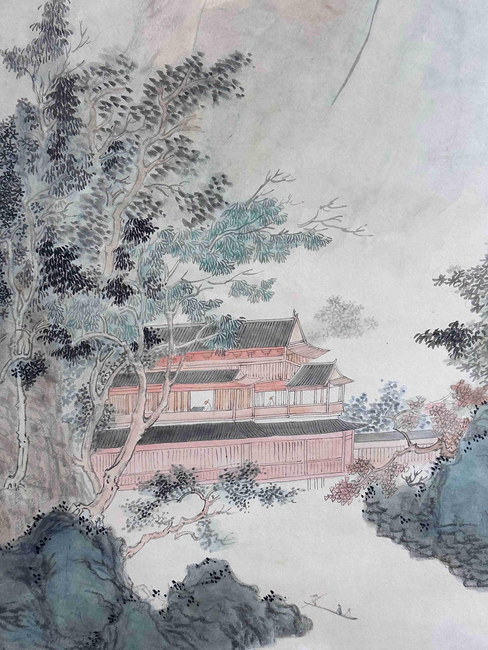 A Hanging Scroll Depicting Landscape - 4