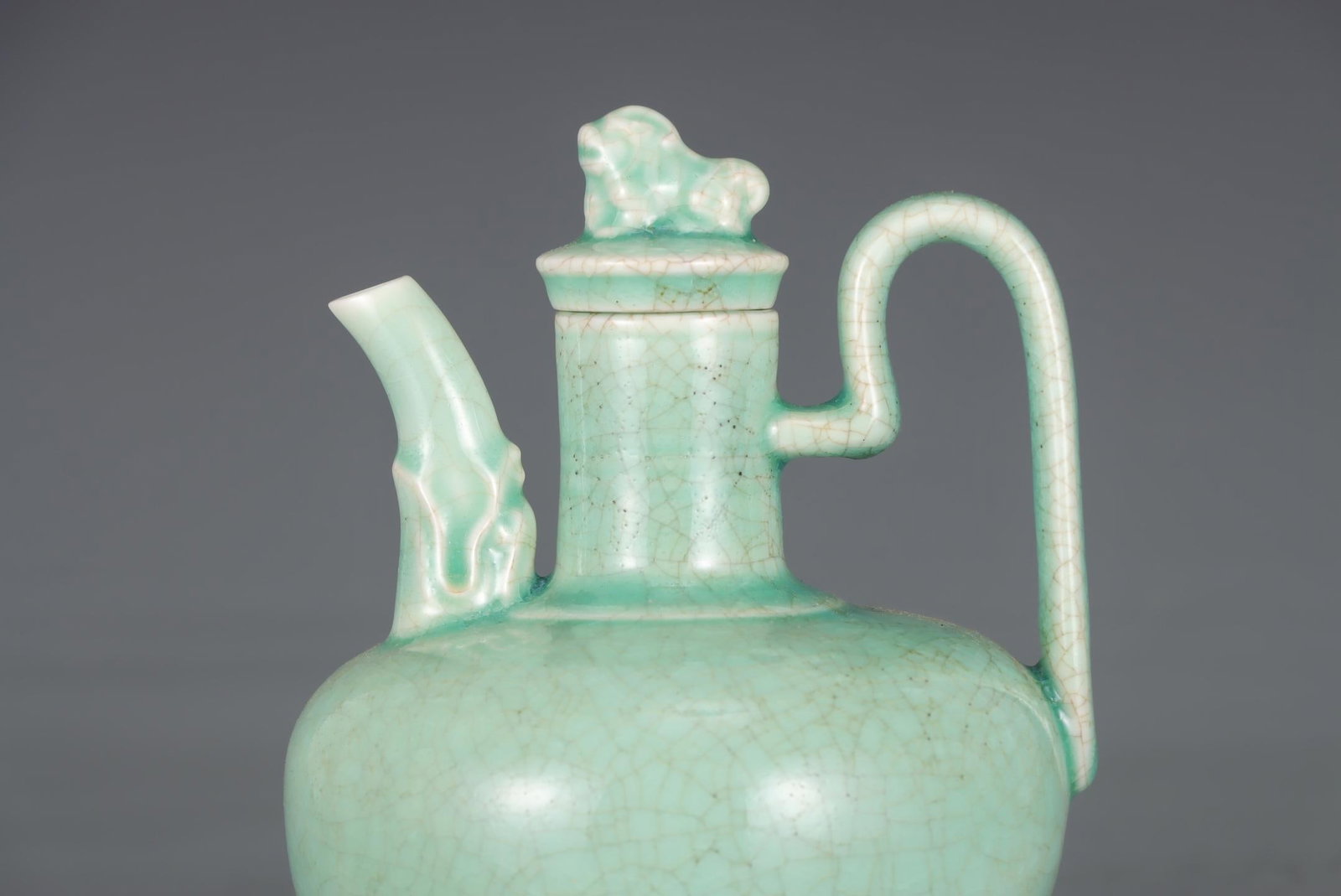 A Ru Ware Celadon Ewer - 2