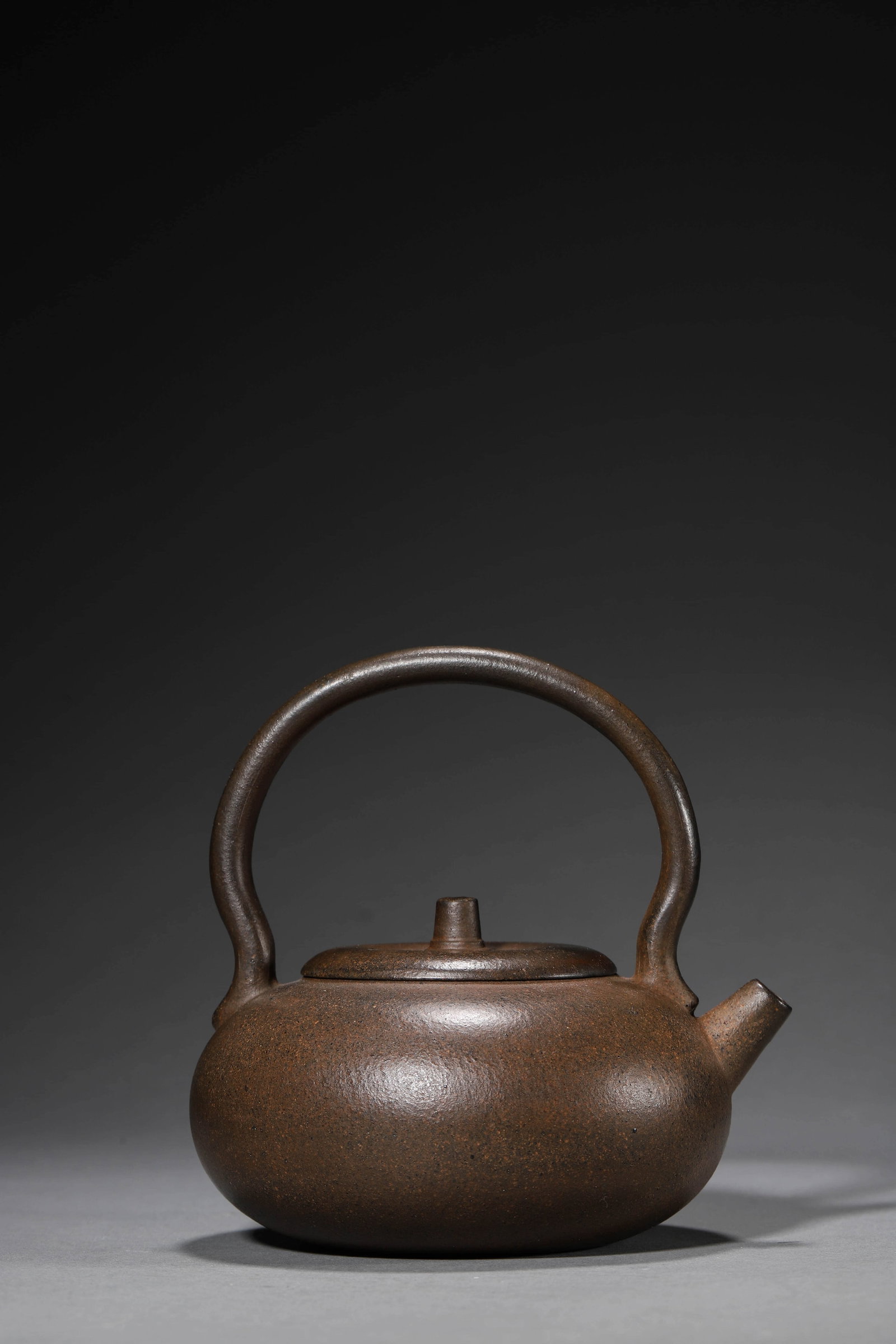 Zisha Loop-Handle Pot - 3