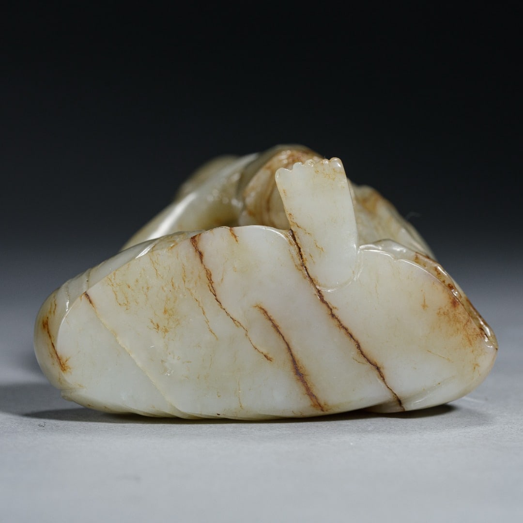 Carved Jade Arhat Statue - 9