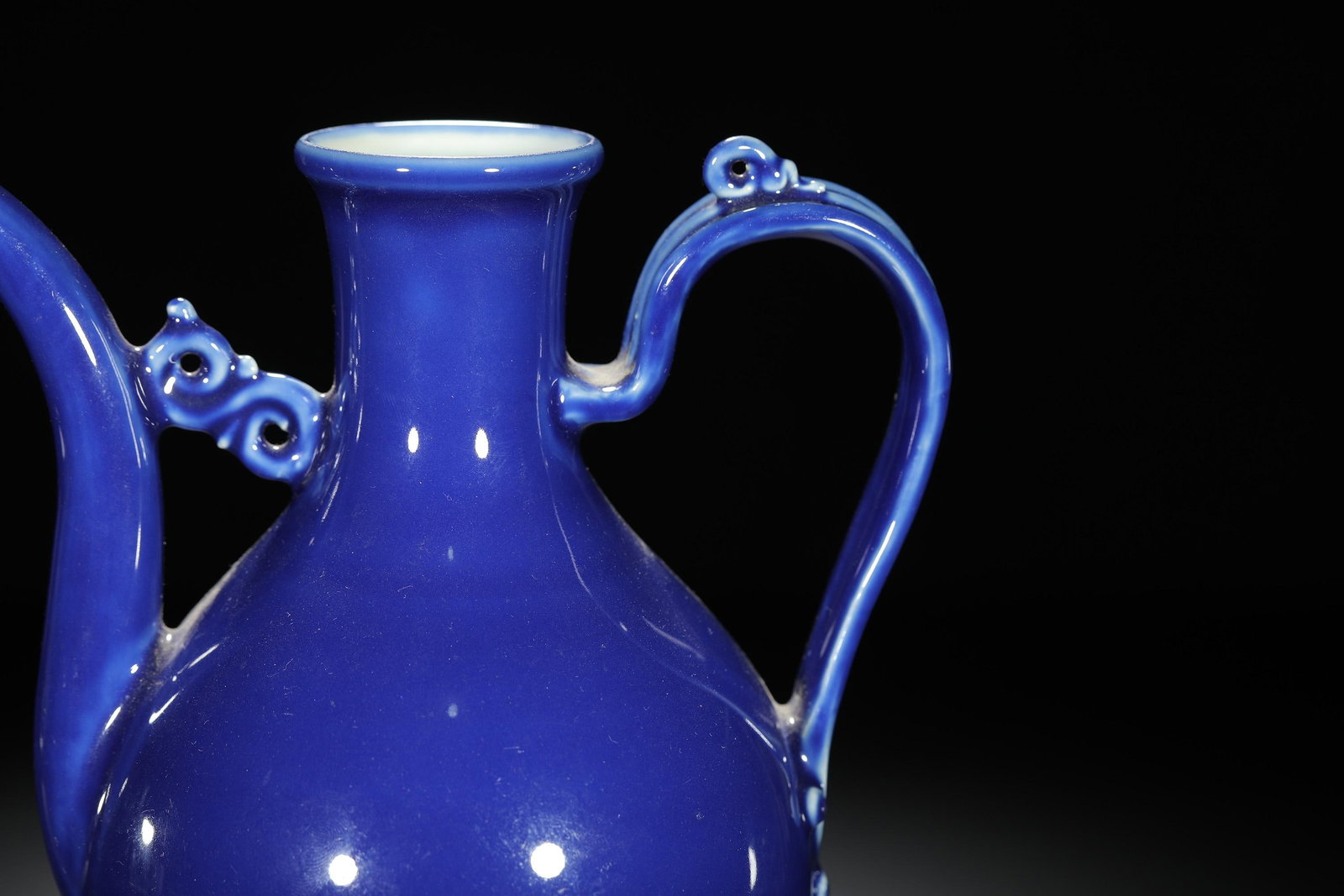 Blue-Glazed Ewer - 2