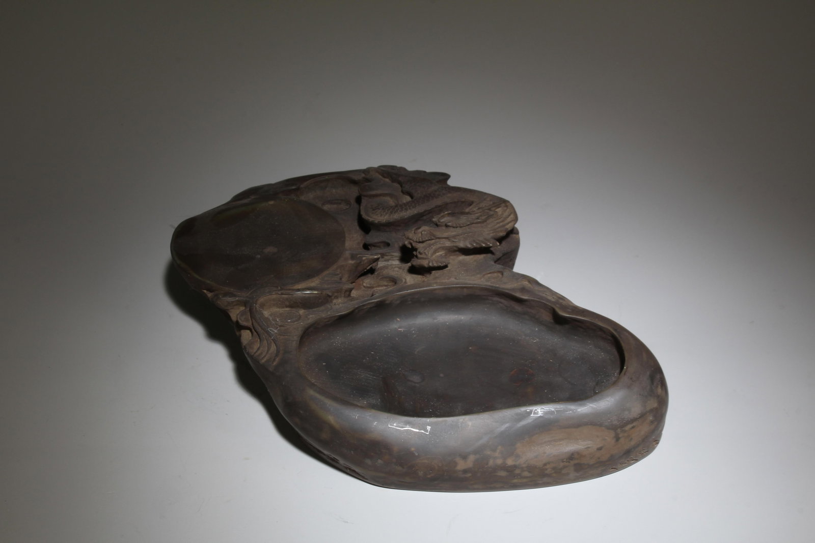 Chinese Inkstone: Chinese Inkstone. Dimension: 10.5" x 8"
