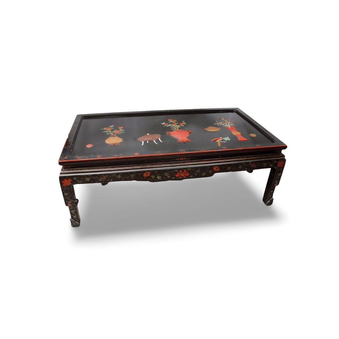 Antique Chinese Black Rosewood Low Table (1 of 2)