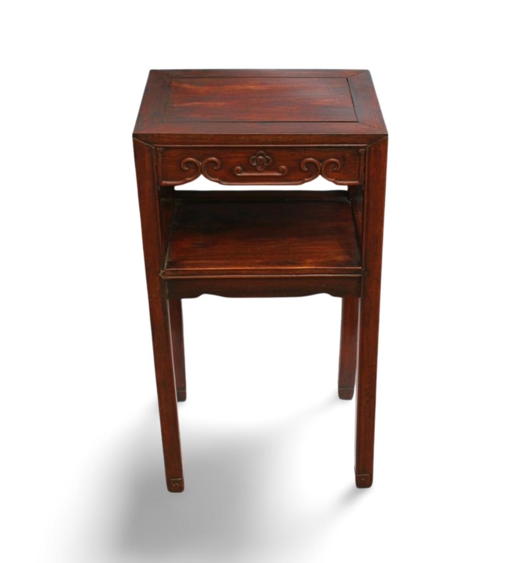 Antique Chinese Hardwood Side Table (1 of 8)