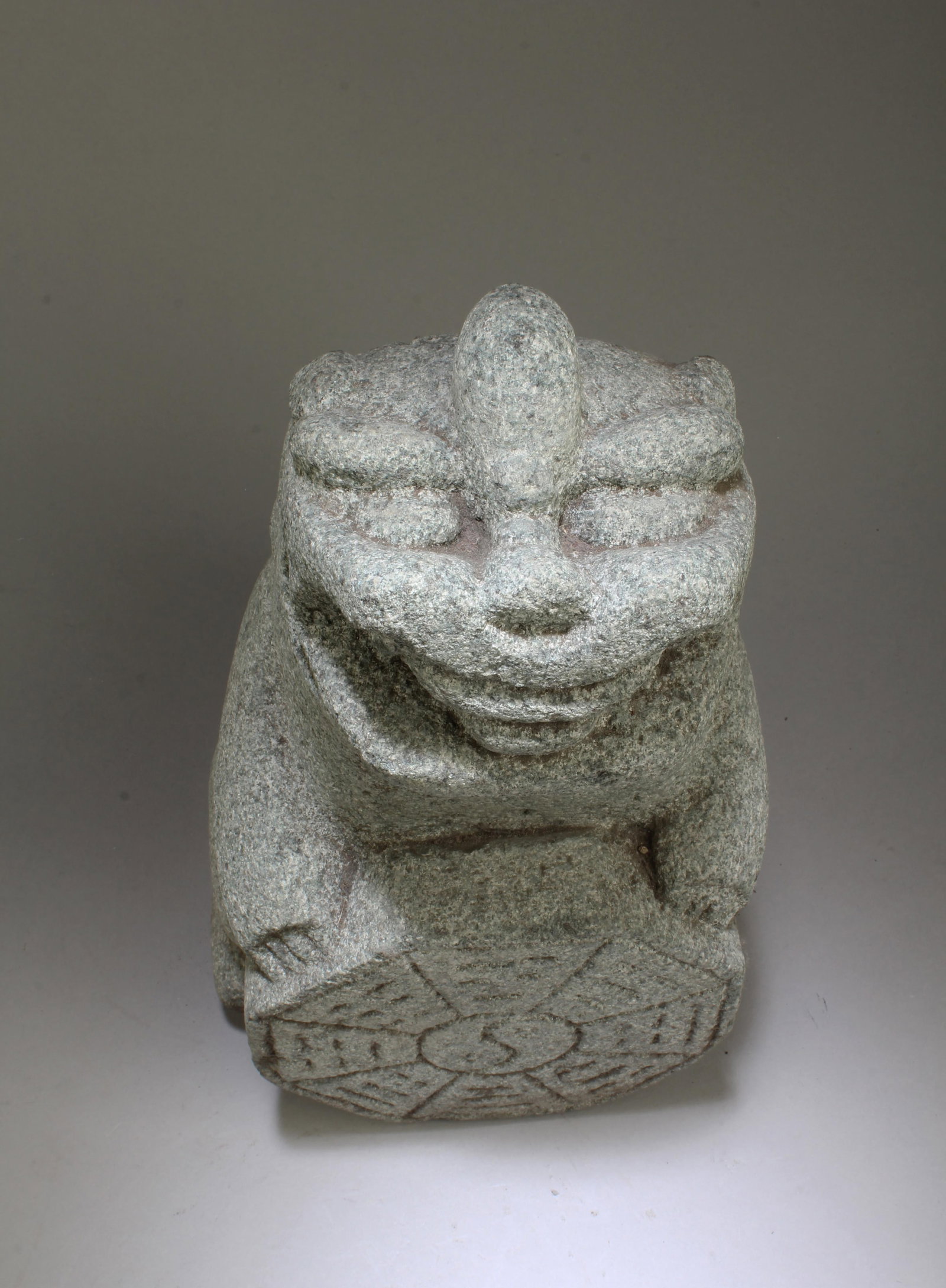 Chinese Stone Foo Lion Statue - 2