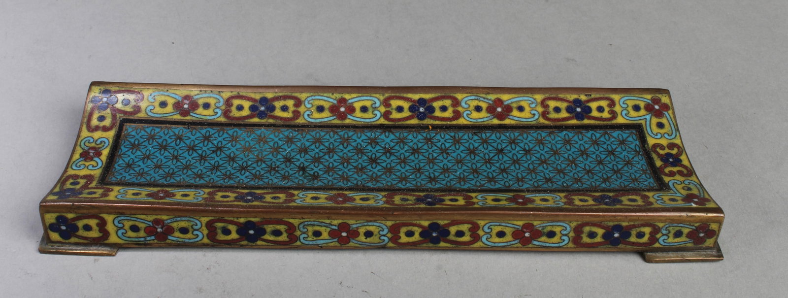 Antique Chinese Cloisonne Brush Holder (1 of 4)