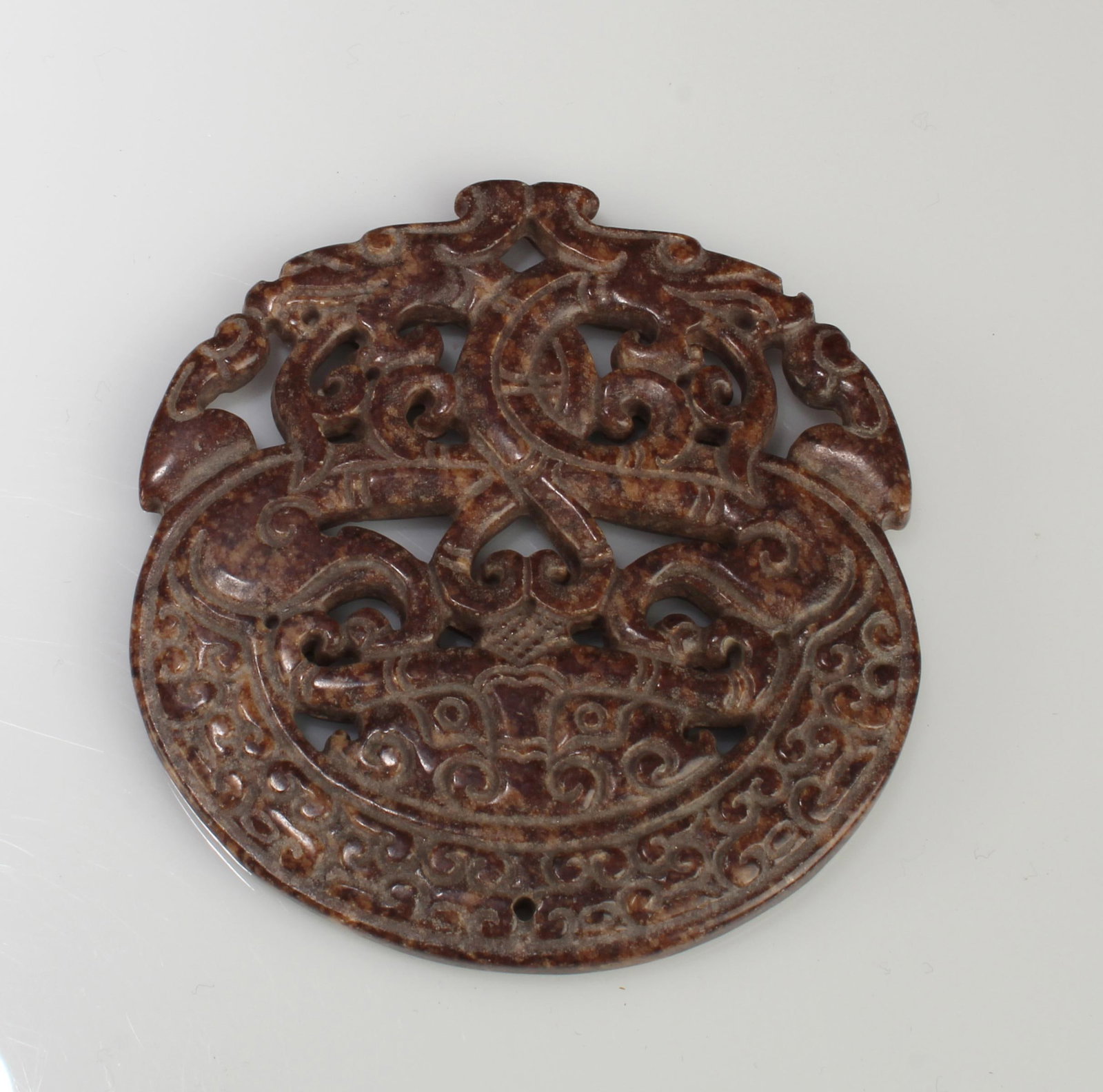 A Round Jade Pendant - 2