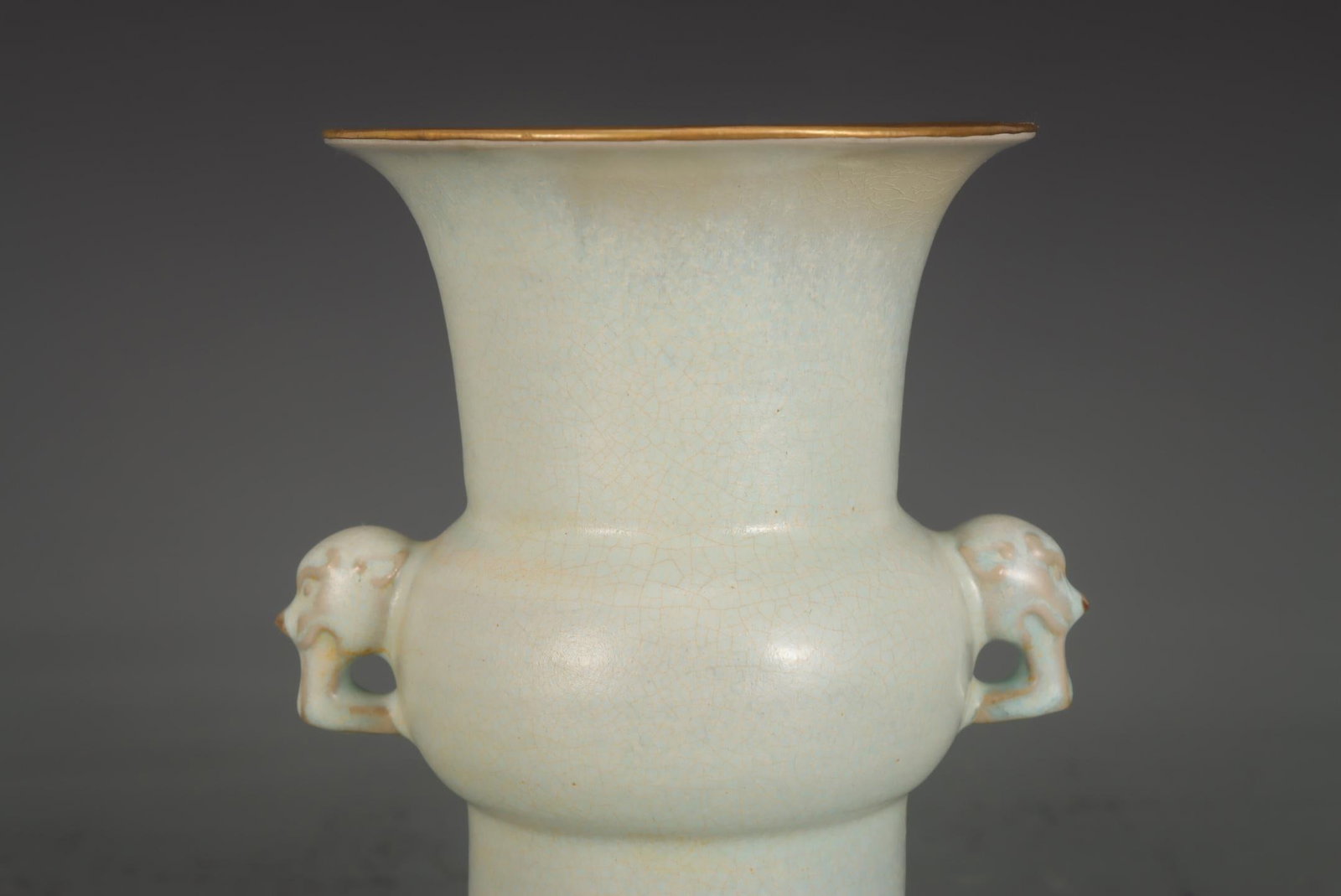 A Ru Ware Celadon Vase - 3