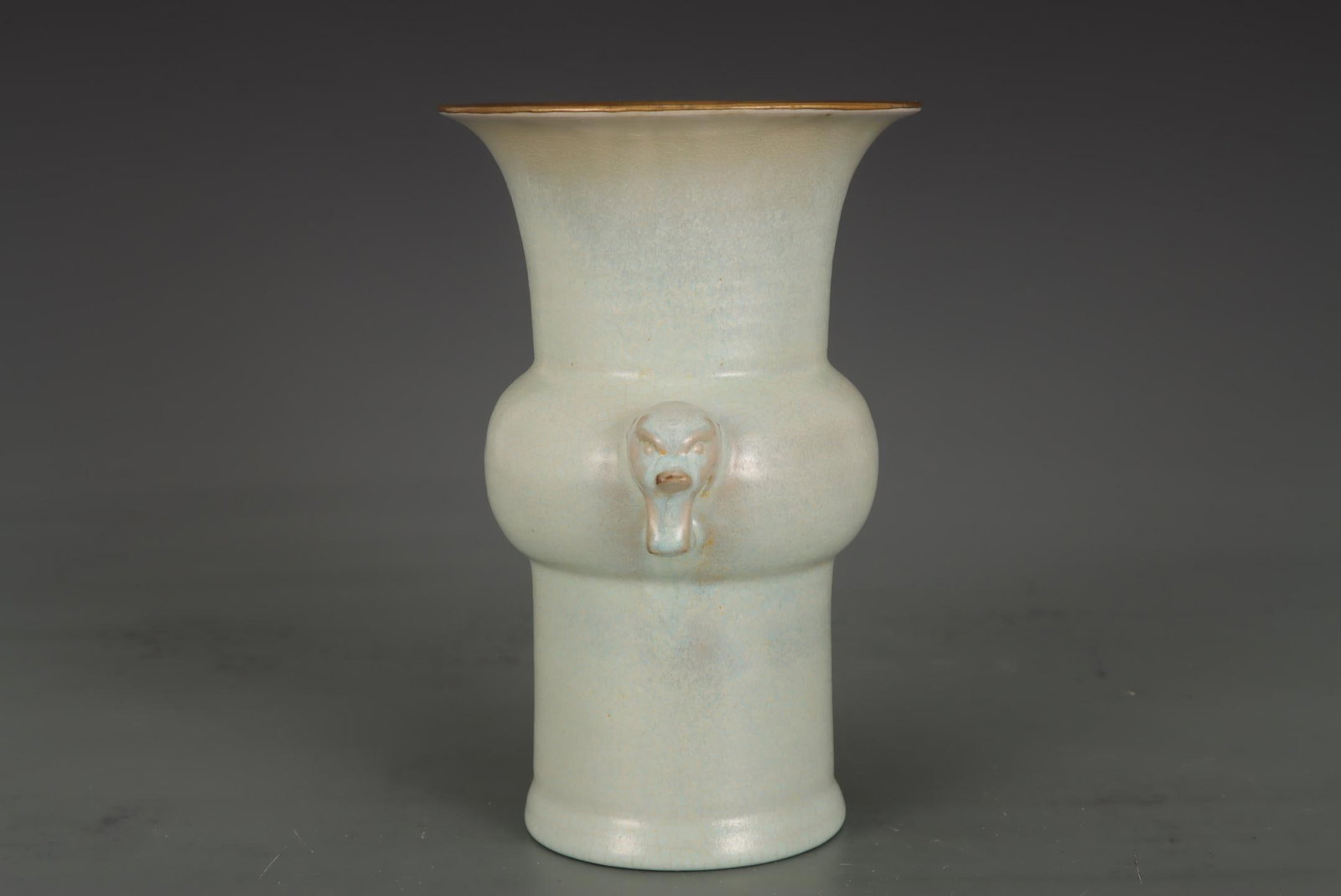 A Ru Ware Celadon Vase - 5