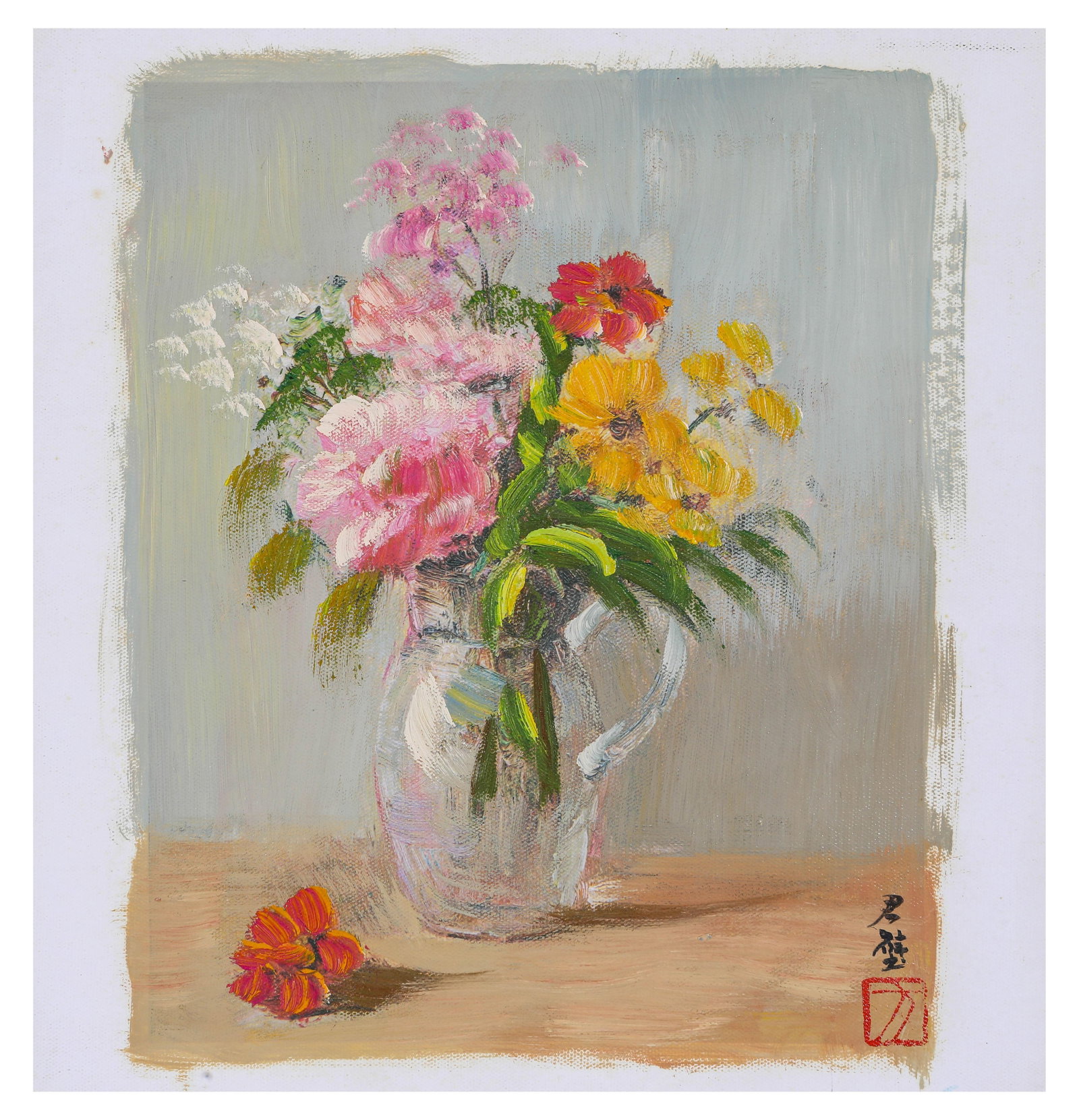 Fang Junbi (1898-1986), attributed to, Vase of Flowers (1 of 5)