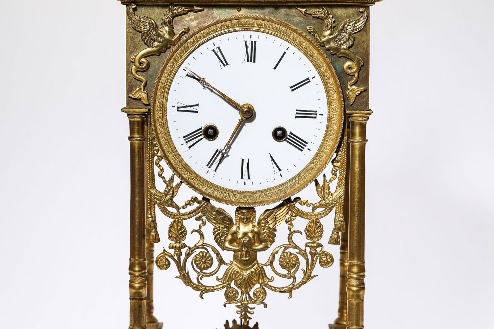 A Gilt-Bronze Clock - 3