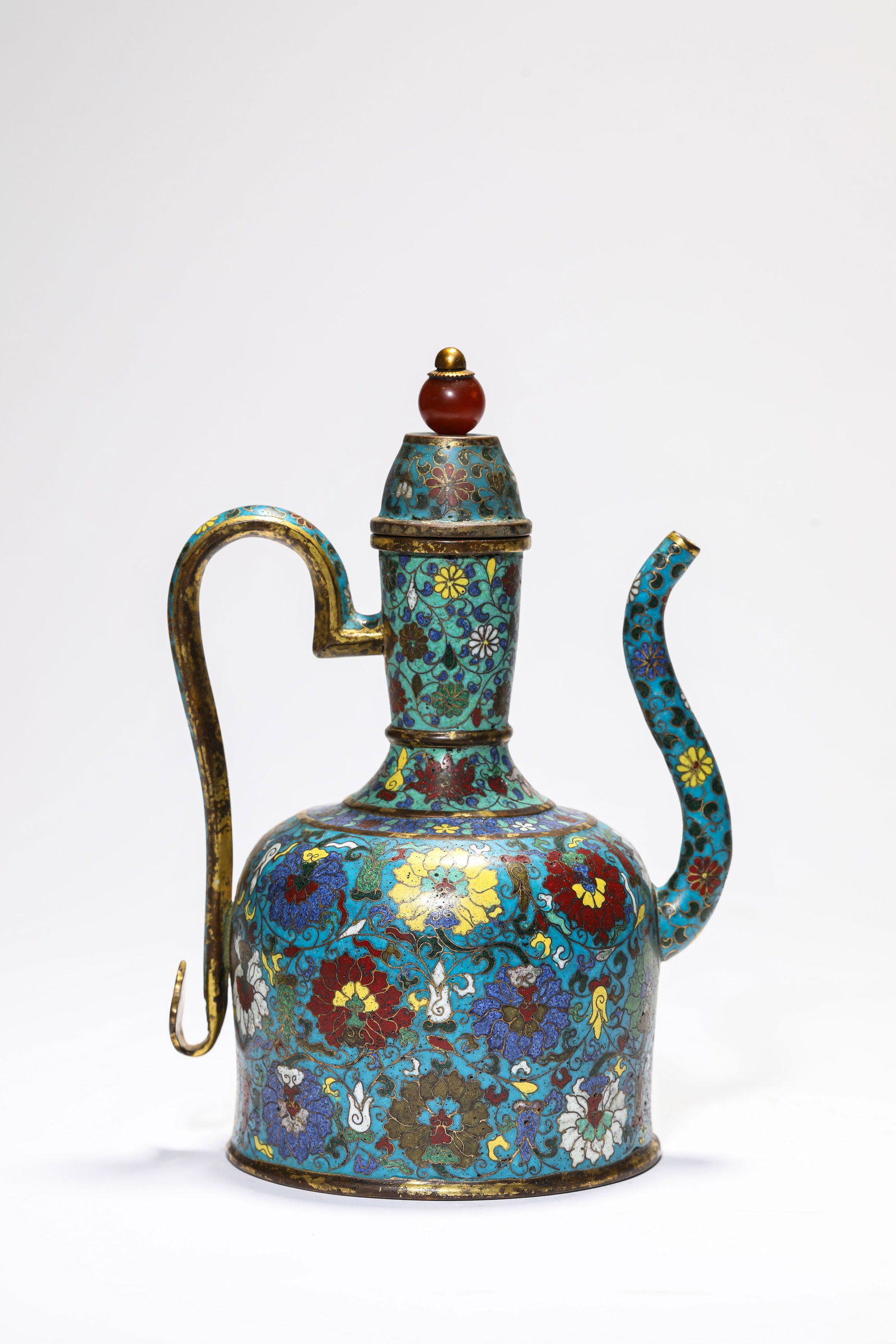 A Cloisonne Enamel 'Floral' Ewer (1 of 6)