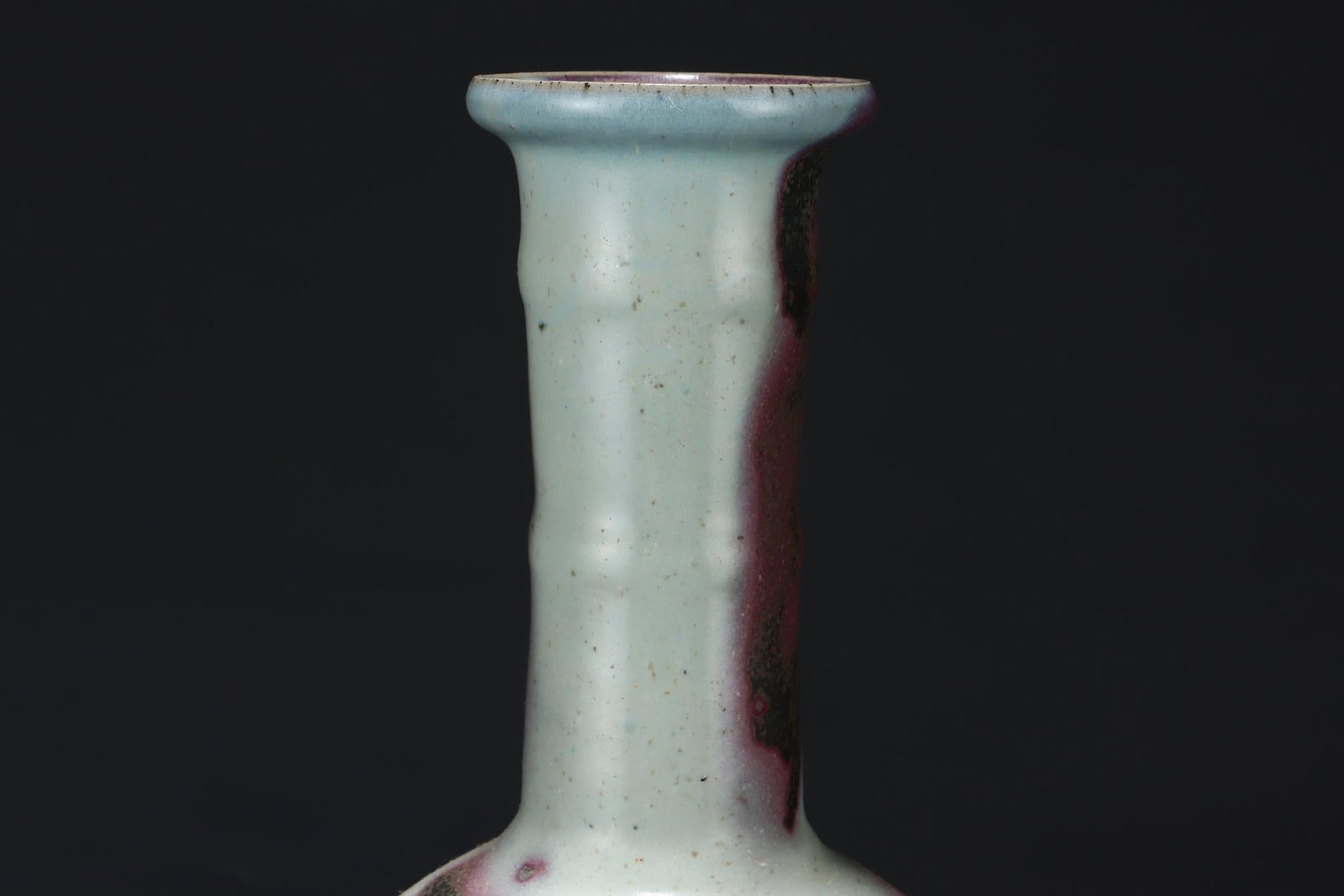 A Jun Ware Purple-Splashed Porcelain Vase - 5