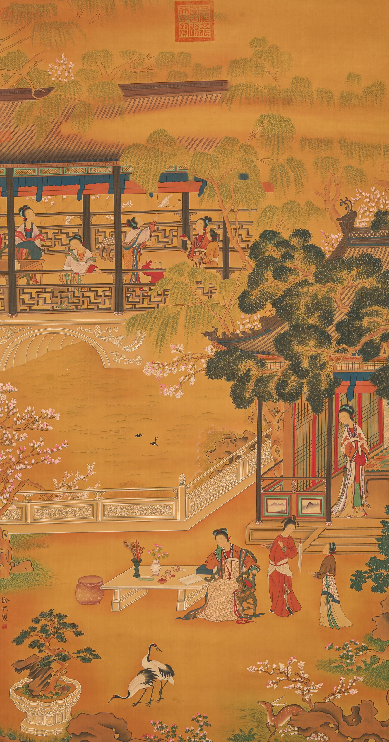 Xu Xi (active c. 940-975), attributed to, Figural Narrative (1 of 7)