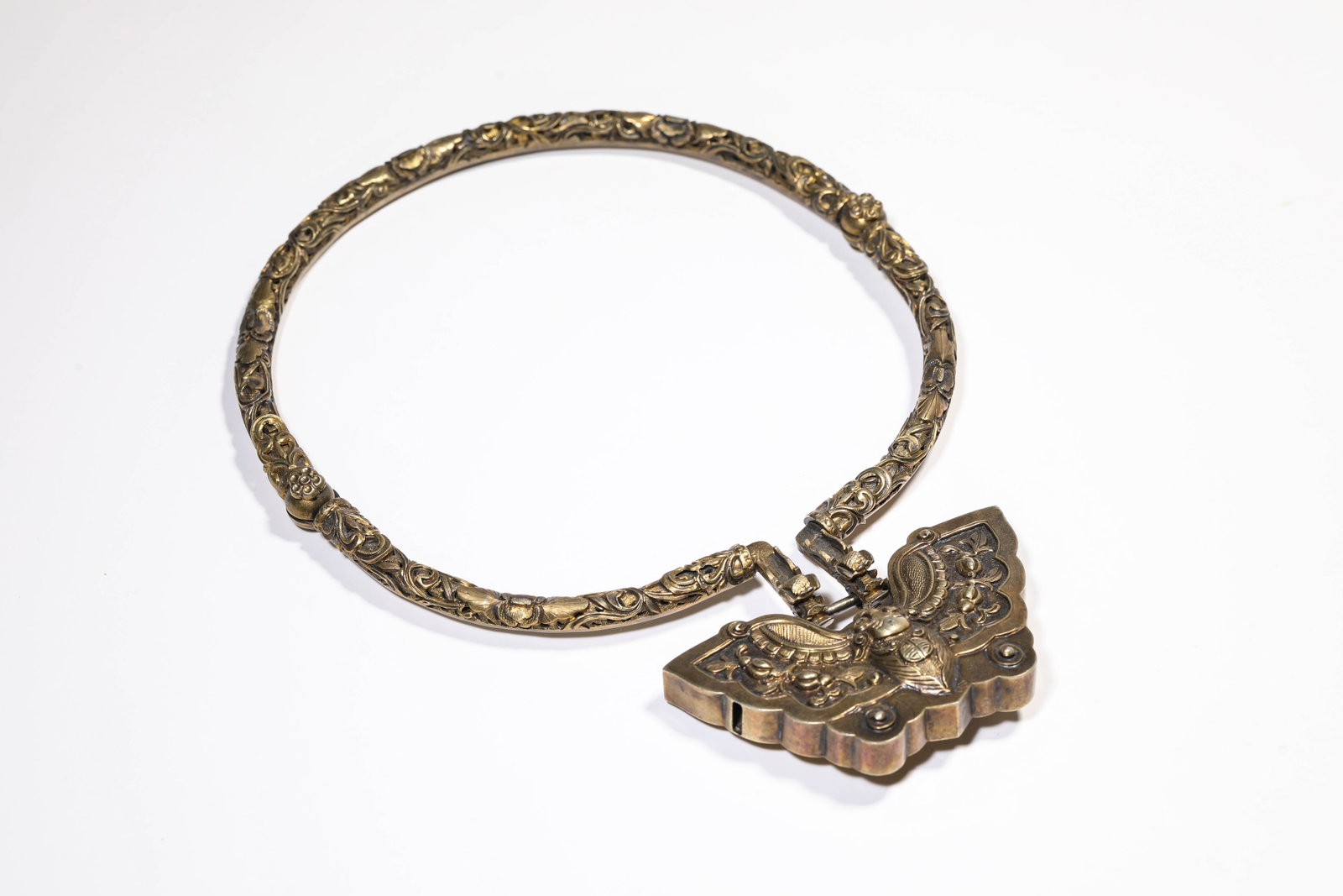 A Gilt-Silver 'Longevity' Padlock - 6