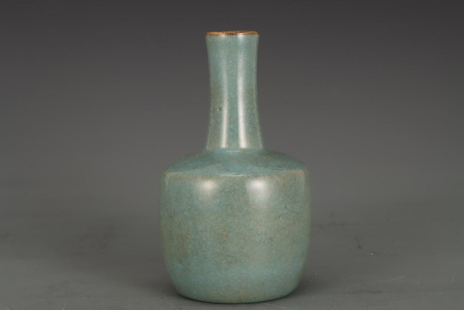 A Ru Ware Celadon Mallet Vase - 5