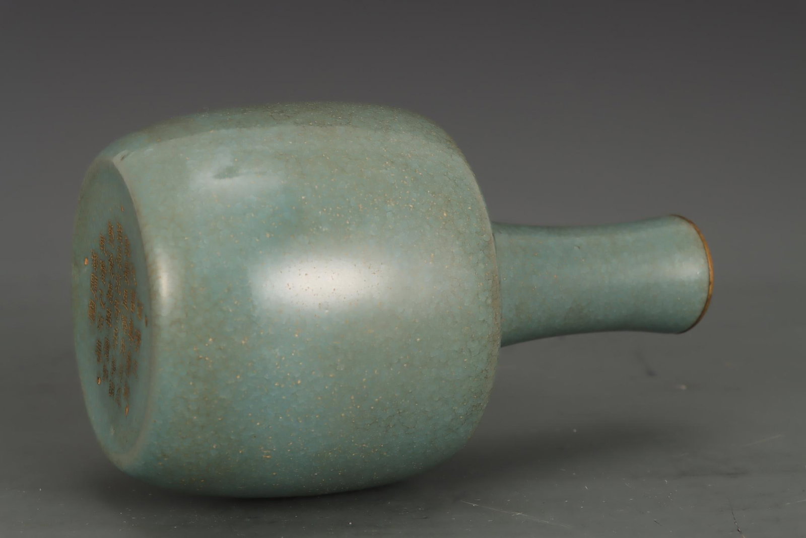 A Ru Ware Celadon Mallet Vase - 7