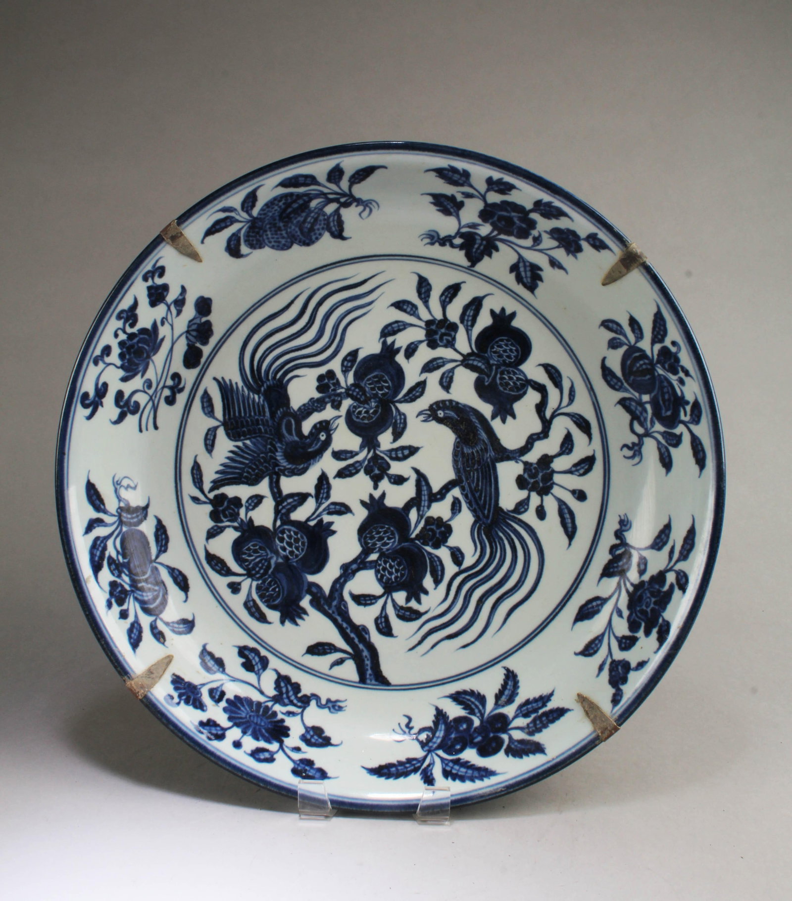 Chinese Blue & White Charger (1 of 3)