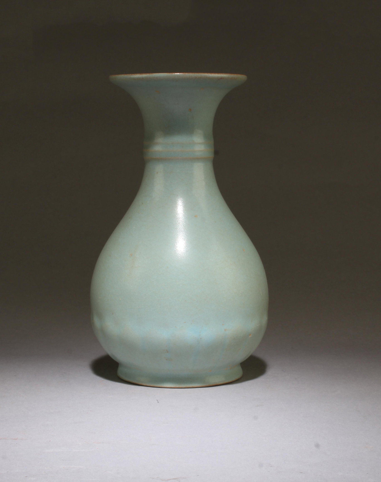 Chinese Ruyao Vase: Chinese Ruyao Vase. Height: 7.25"