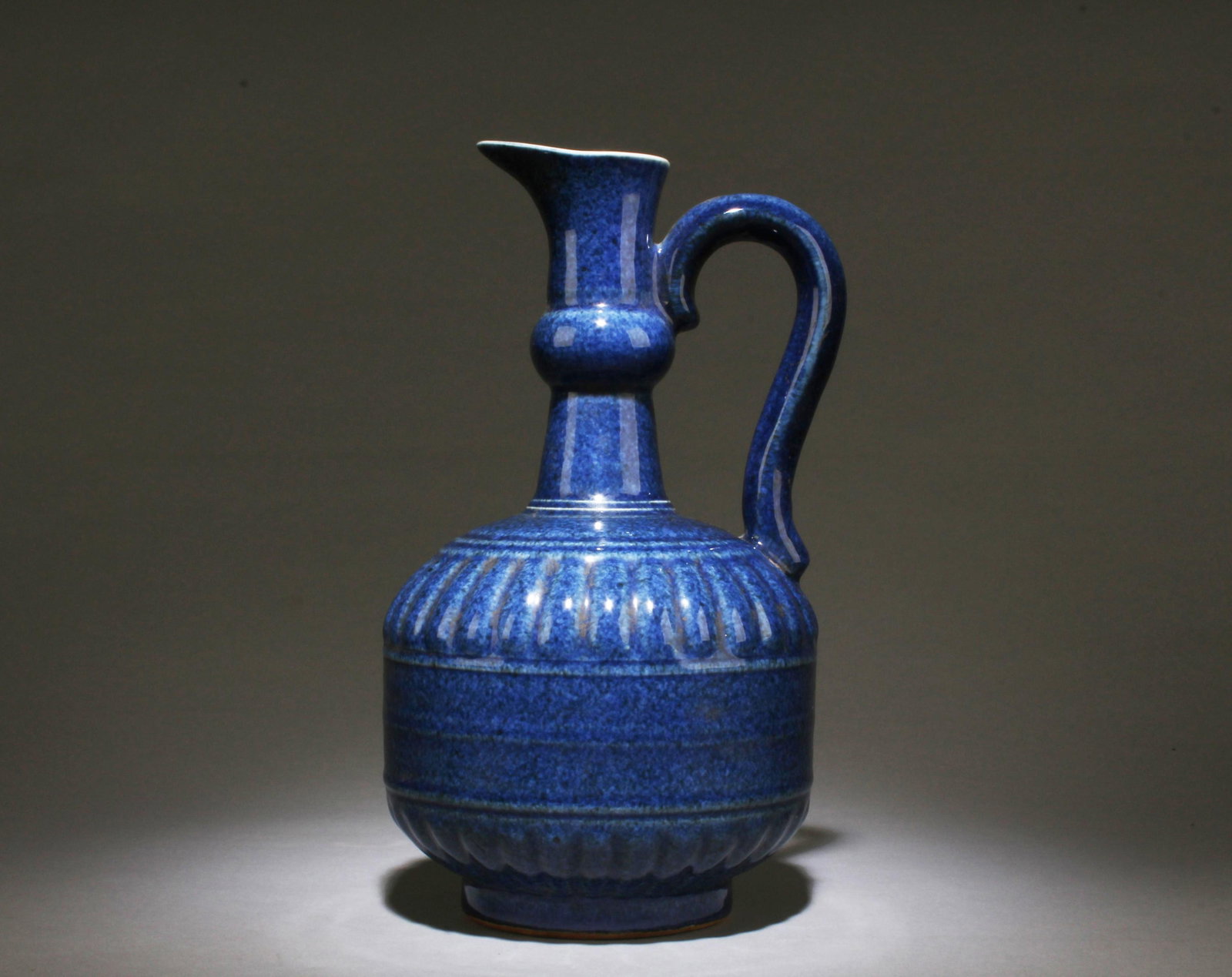A Chinese Watering Pot: A Chinese Watering Pot. "XuanDe" mark at base. Height: 11" ; Diameter: 6.5"