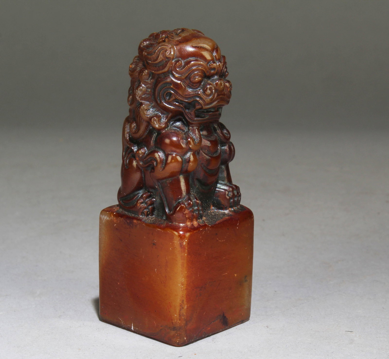 A Chinese Imperial Lion SoapStone Seal (1 of 4)