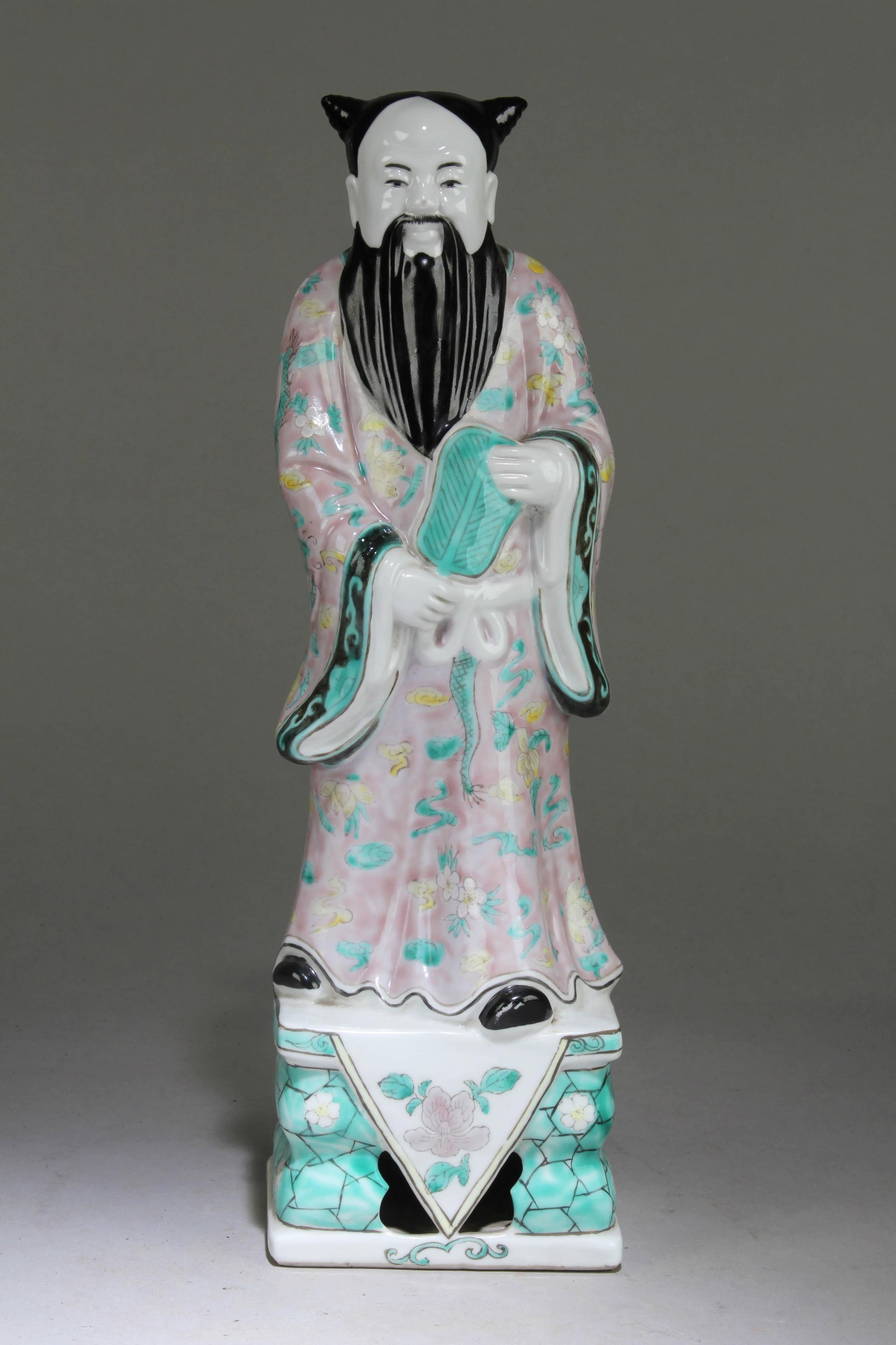 A Chinese Fencai Figure Statue (1 of 5)