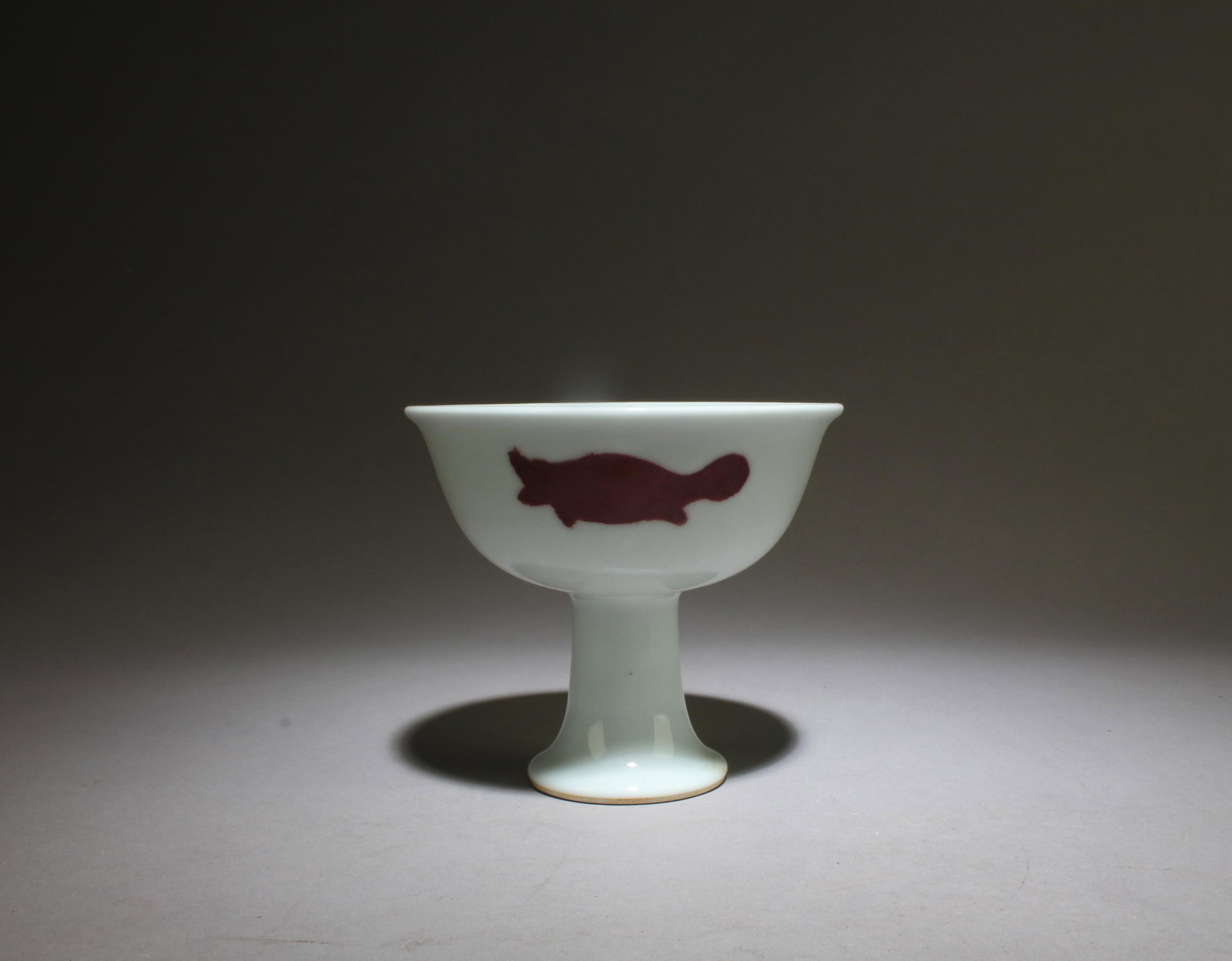 A Porcelain Stem Cup