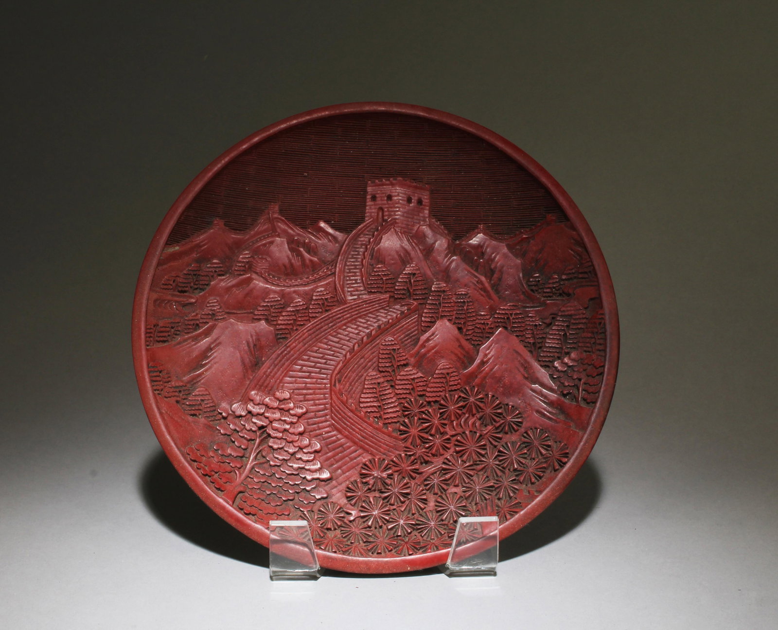 A Cinnabar Plate (1 of 4)