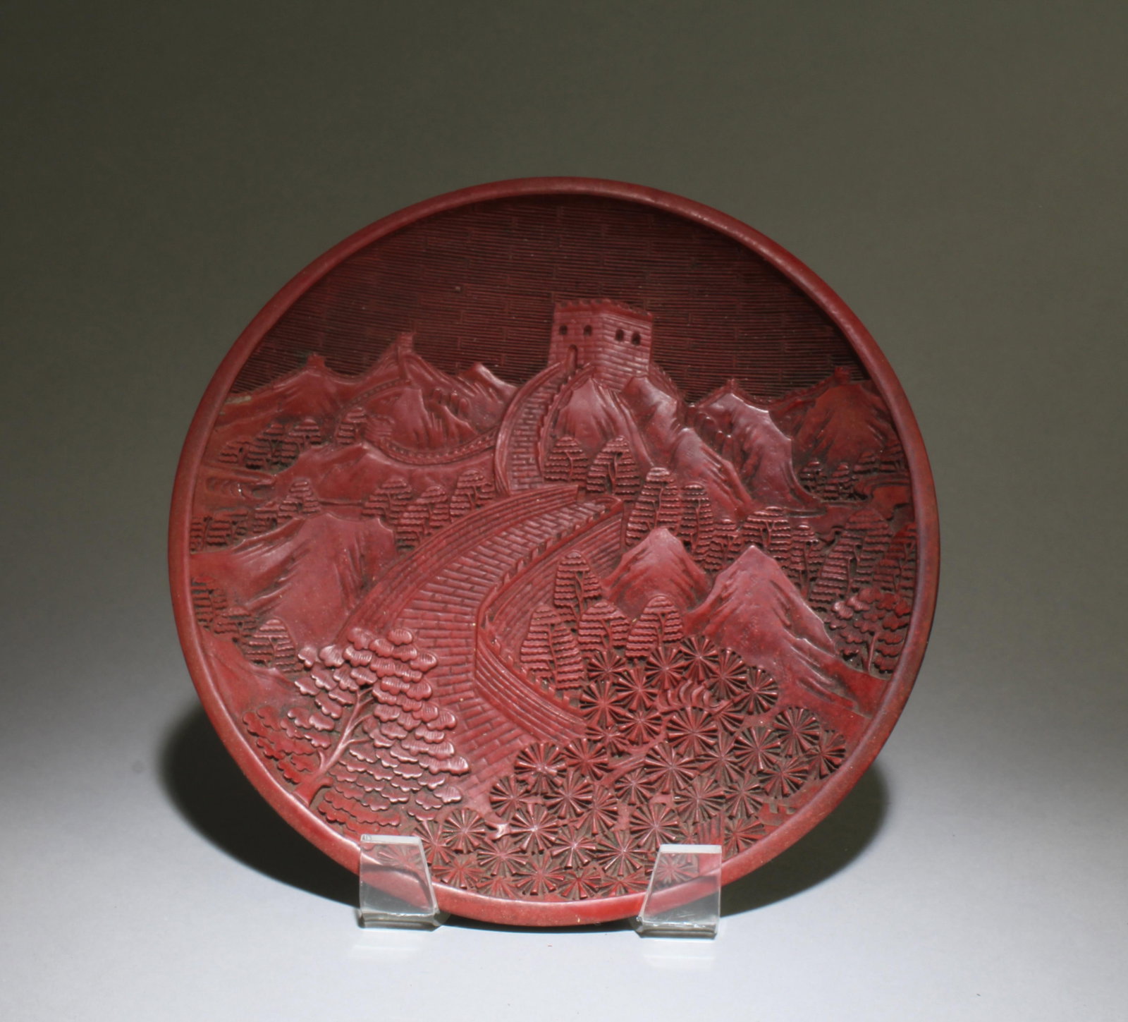 A Cinnabar Plate - 2