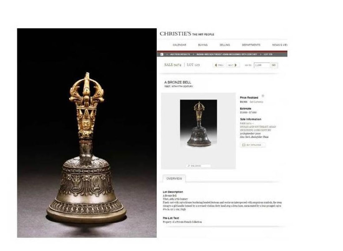 Antique Tibetan Religious Bell, Ming Dynasty (1 of 8)