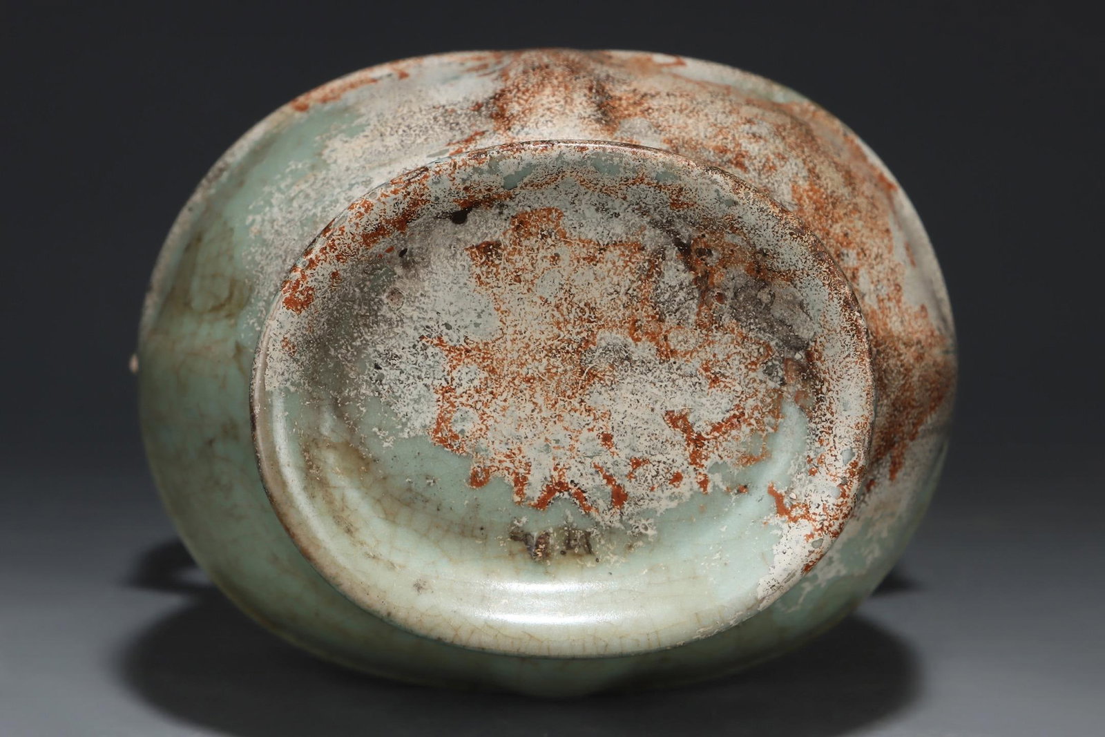 A Ru Ware Celadon Double-Eared Vase - 9