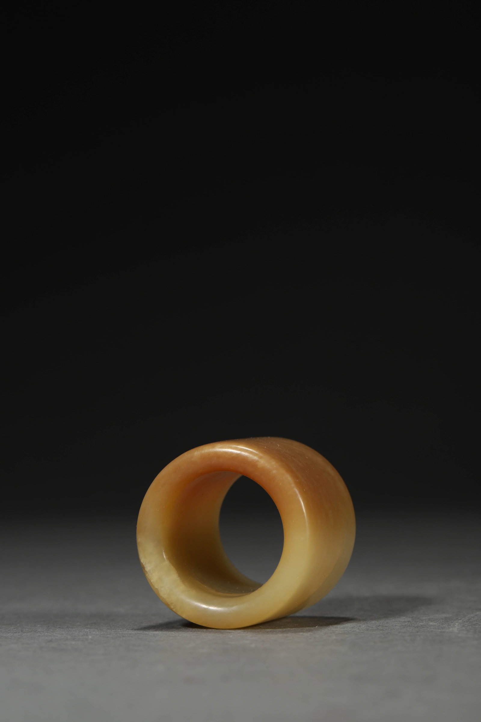 Carved Jade Thumb Ring - 2