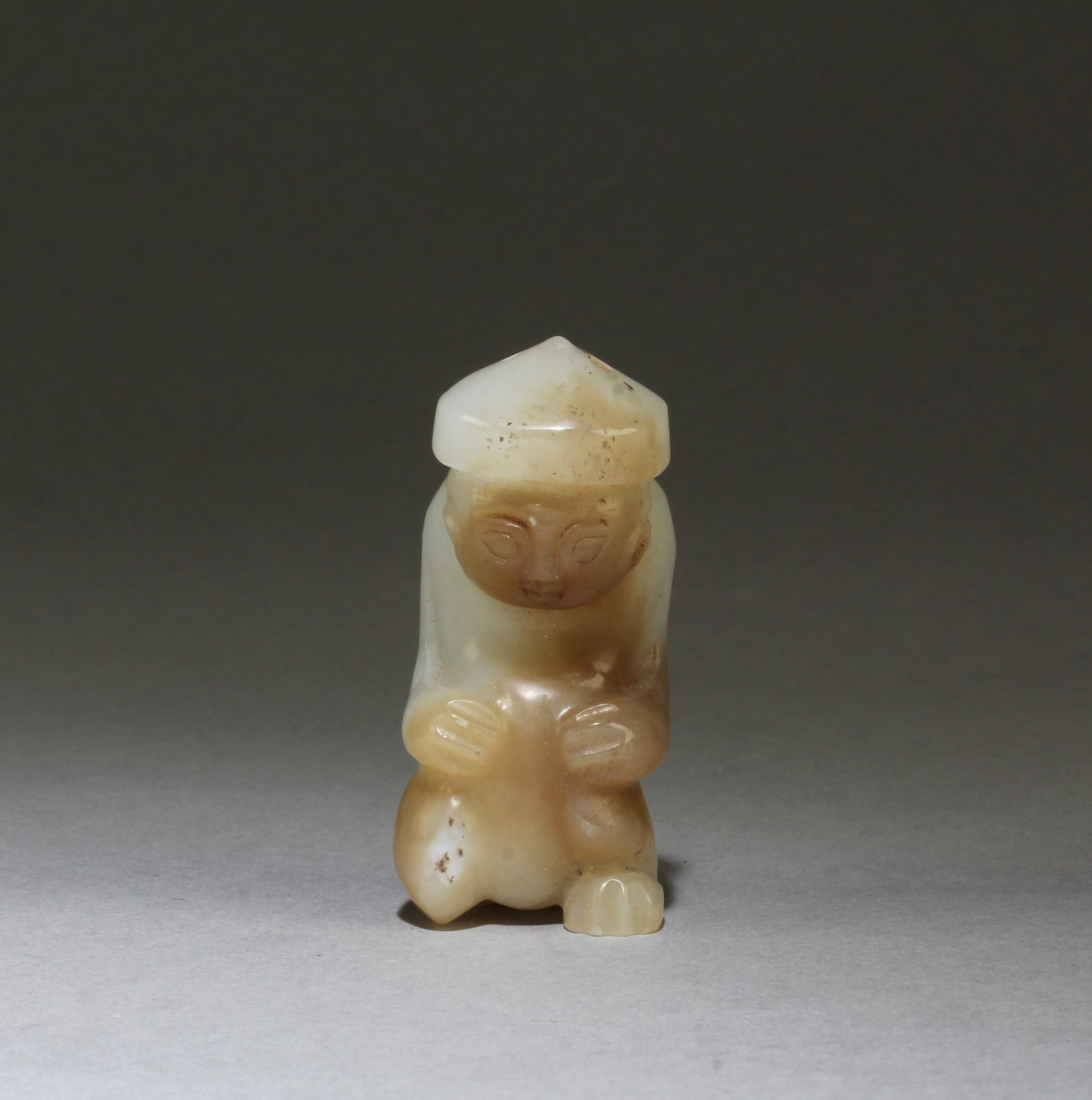 Antique Carved Amber Ornament: Antique Carved Amber Ornament. Height: 2.1"