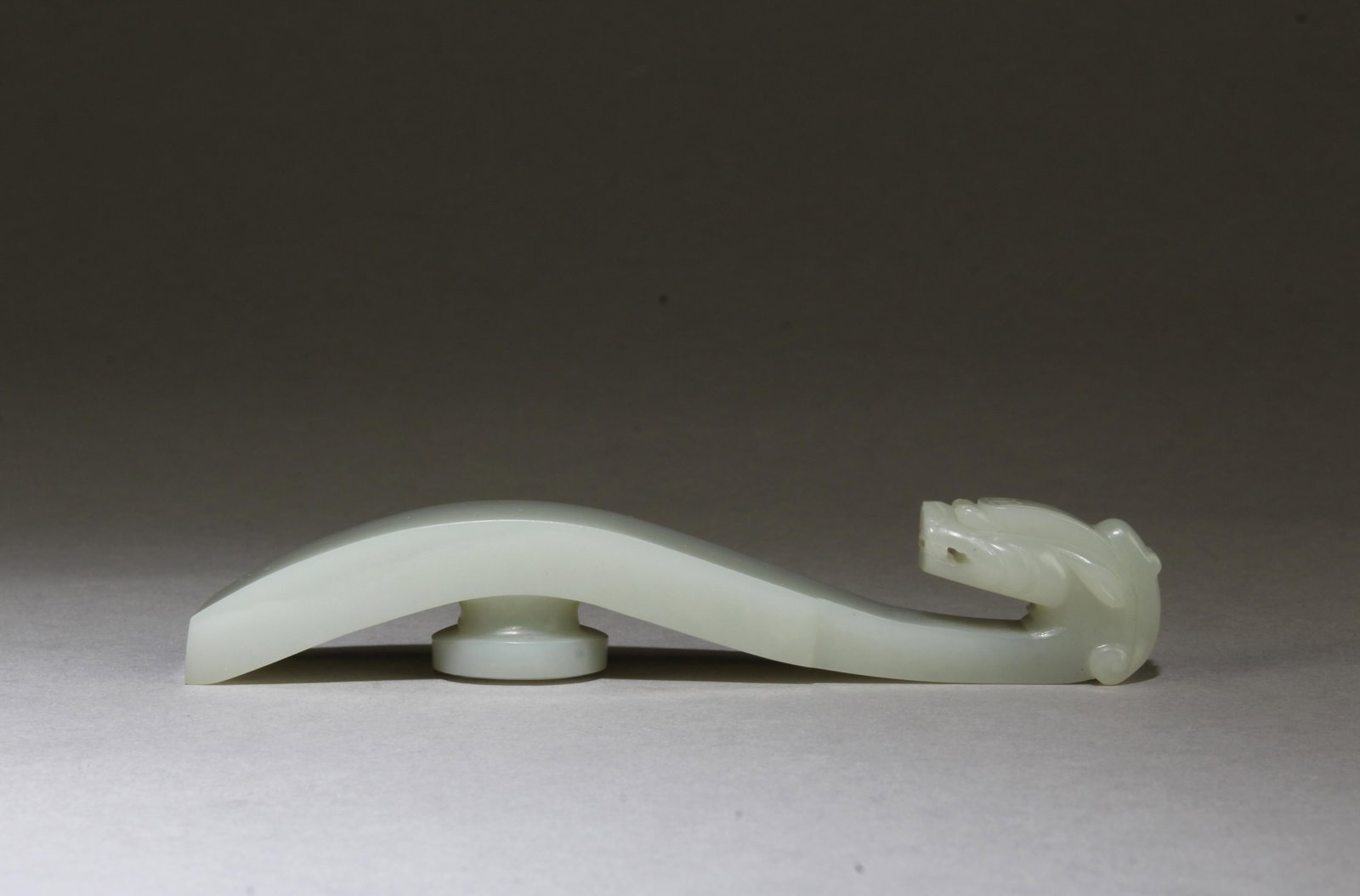 Antique Chinese White Jade Belt Hook (1 of 5)