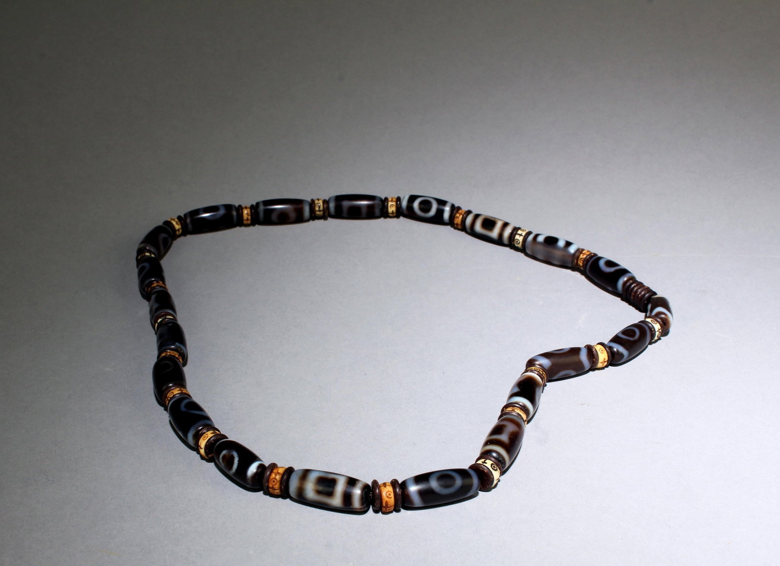 A Dzi Bead Necklace - 3