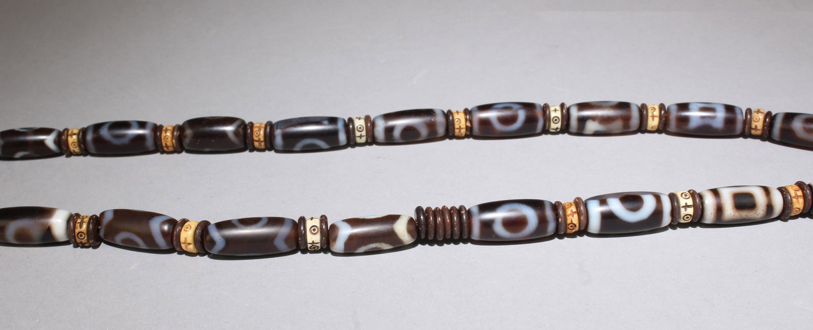 A Dzi Bead Necklace - 4