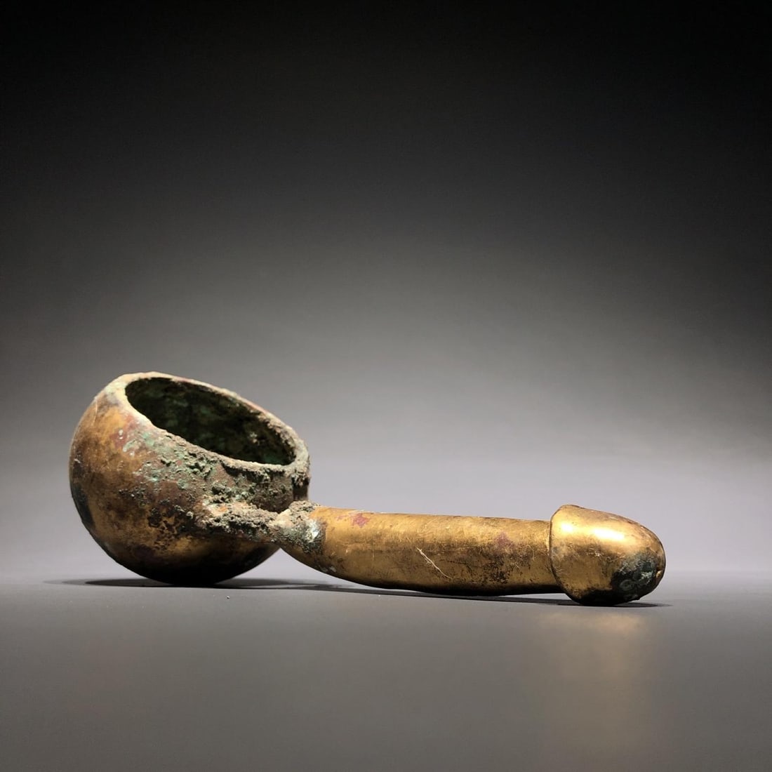 A Bronze Gilt Spoon - 2