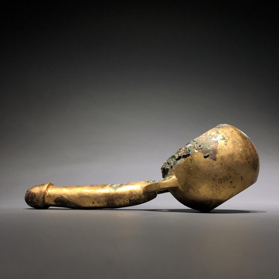 A Bronze Gilt Spoon - 4