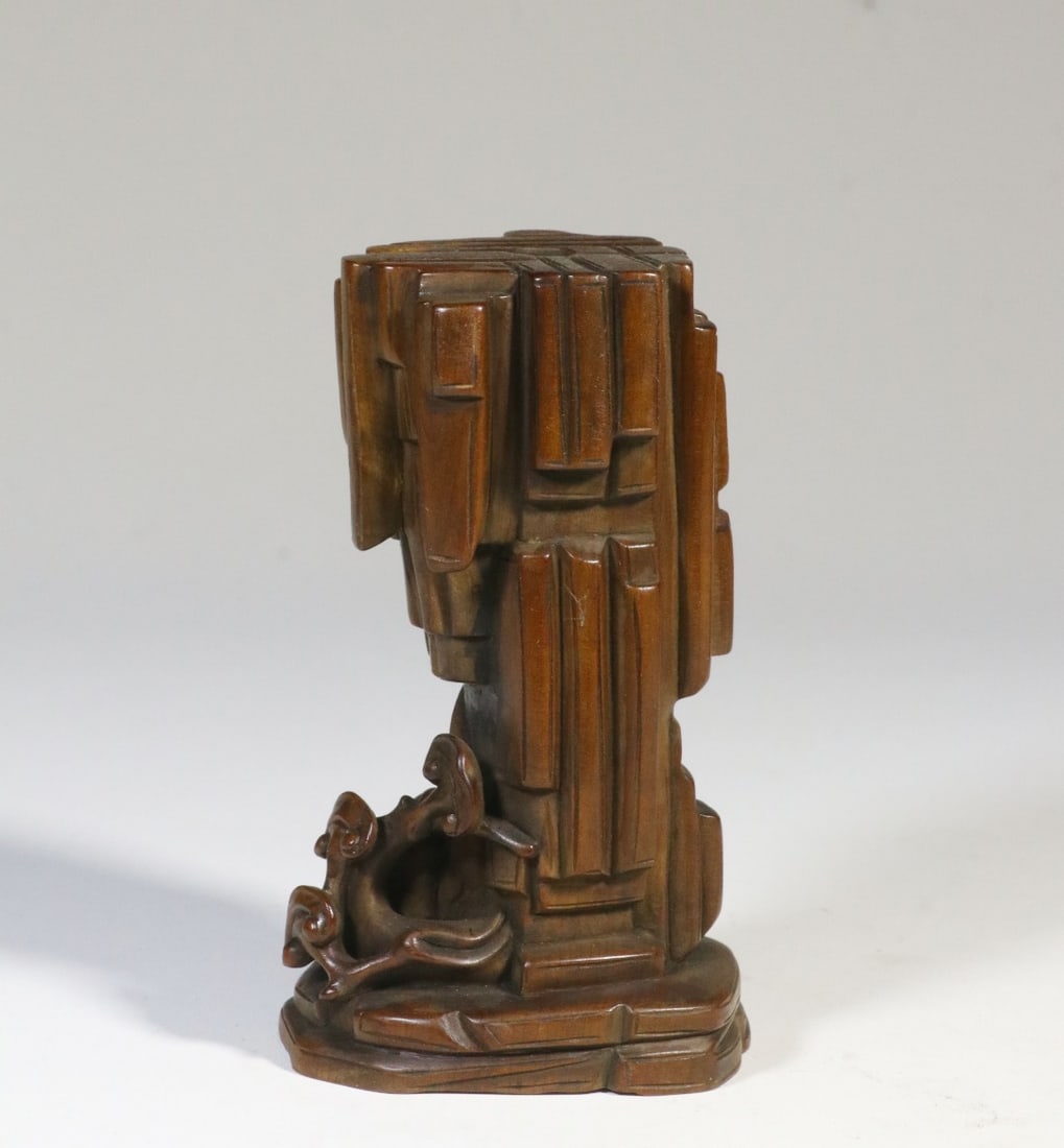 A Boxwood Lingzhi-Pattern Incense Insert (1 of 9)
